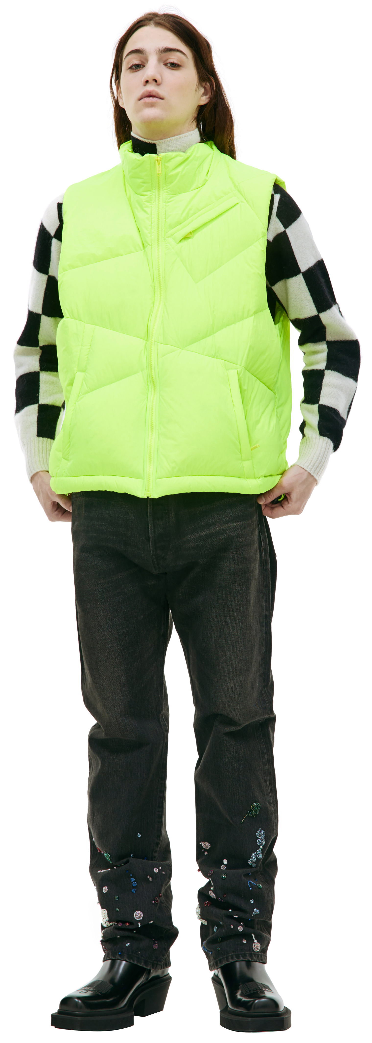 Undercover Quilted nylon vest