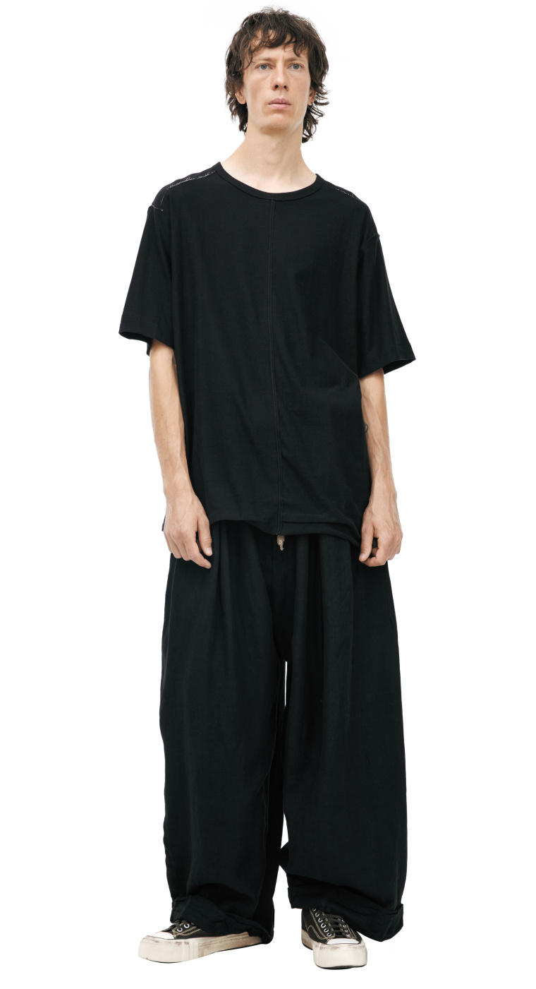 Buy Ziggy Chen men black center seamed t-shirt for $375 online on