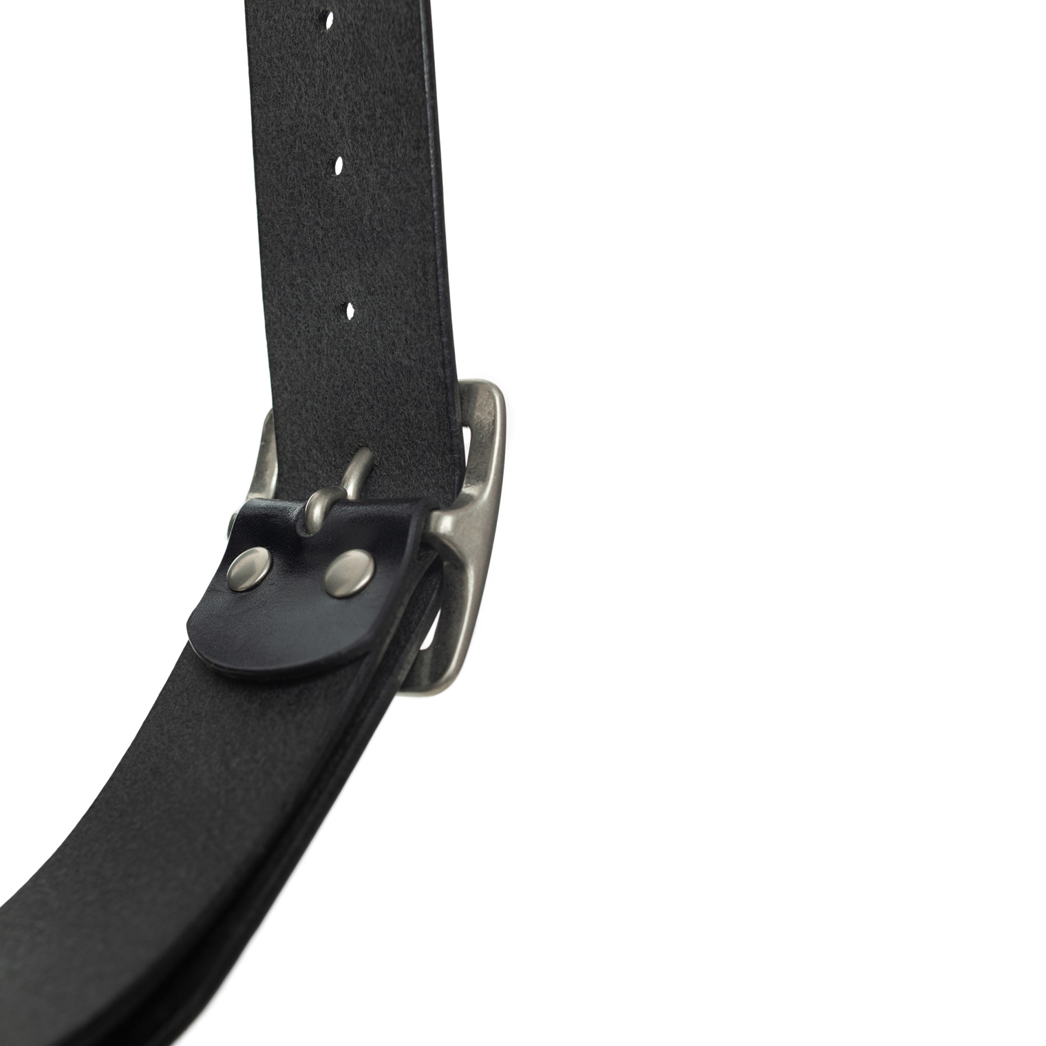 Undercover Logo leather belt