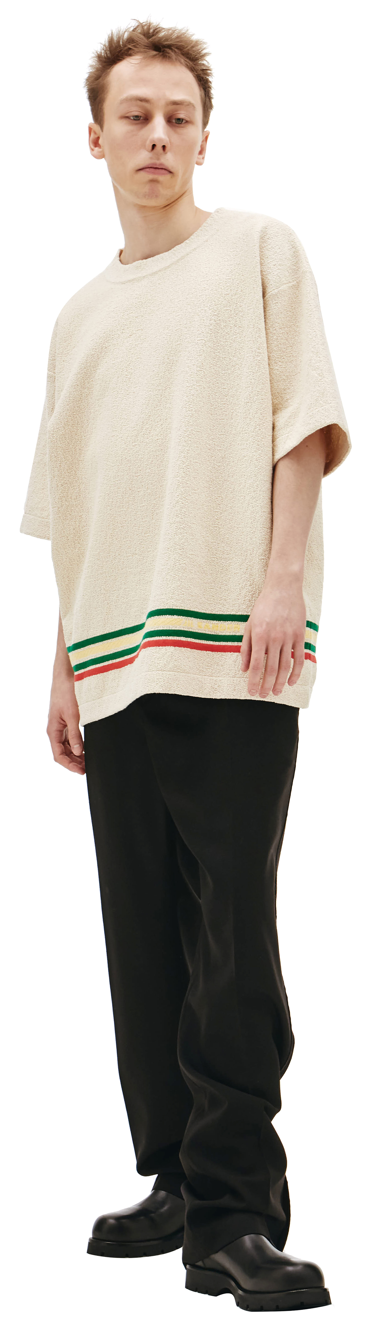 Jil Sander Colored stripes T-shirt