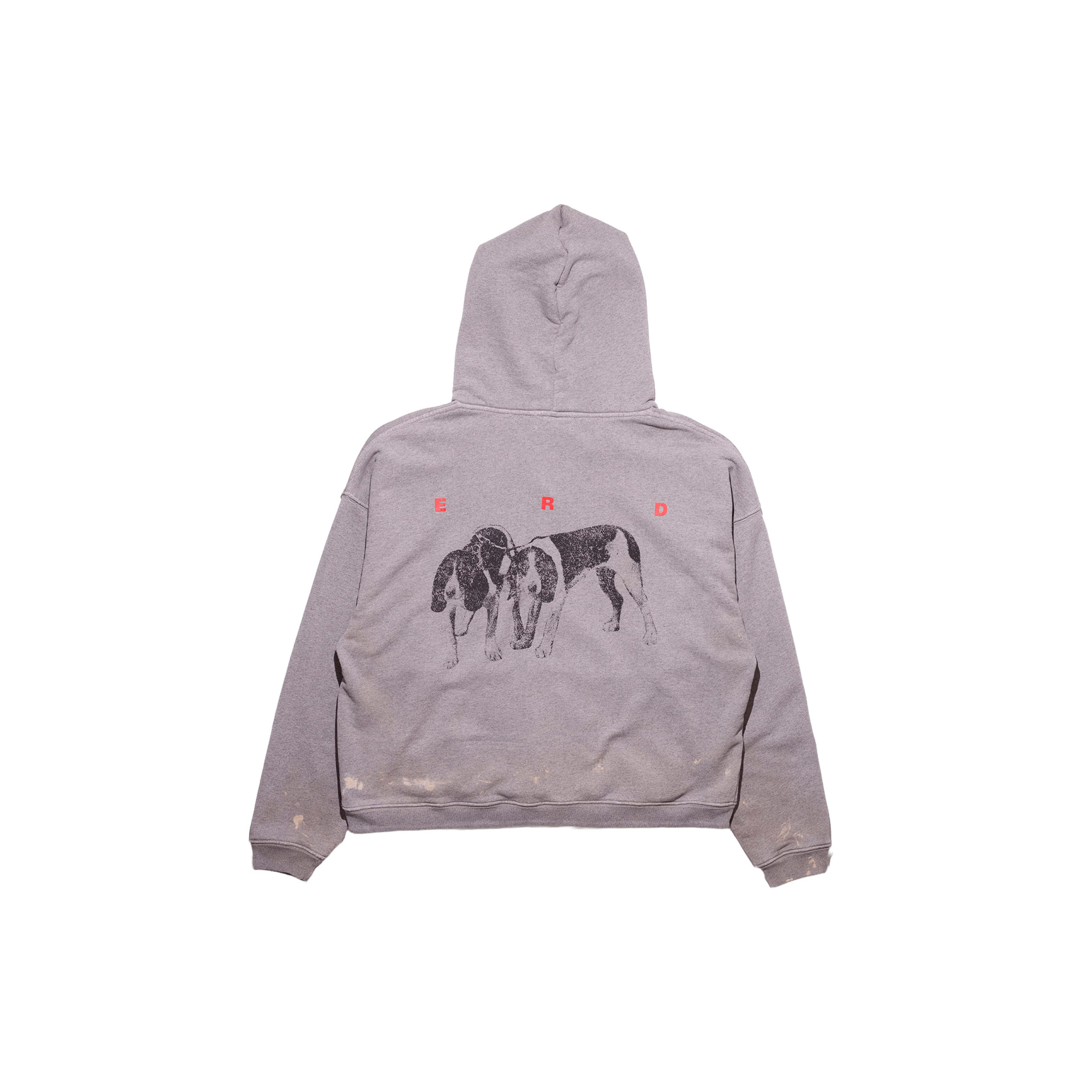 Enfants Riches Déprimés Grey hoodie with a print
