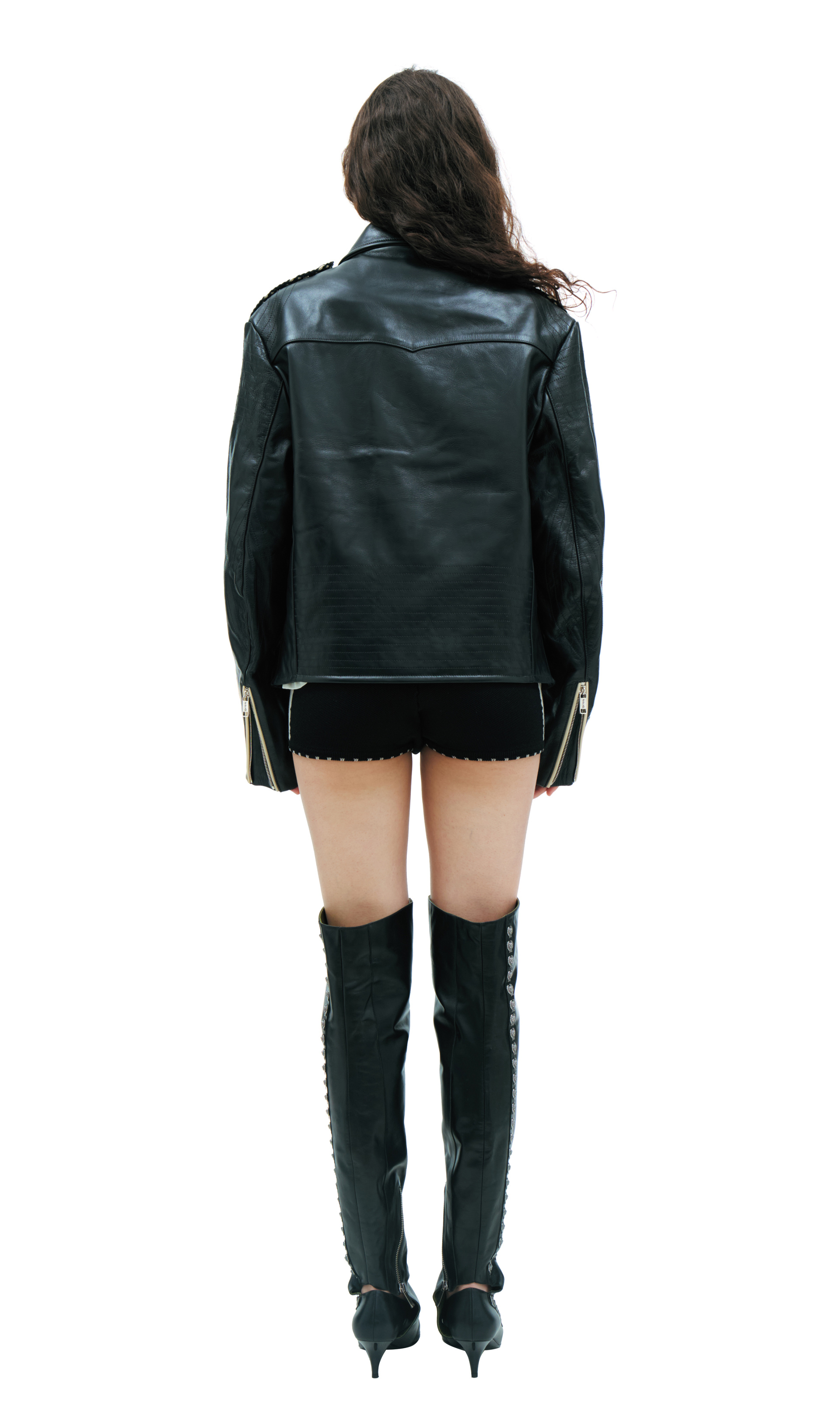 Enfants Riches Déprimés Black leather jacket