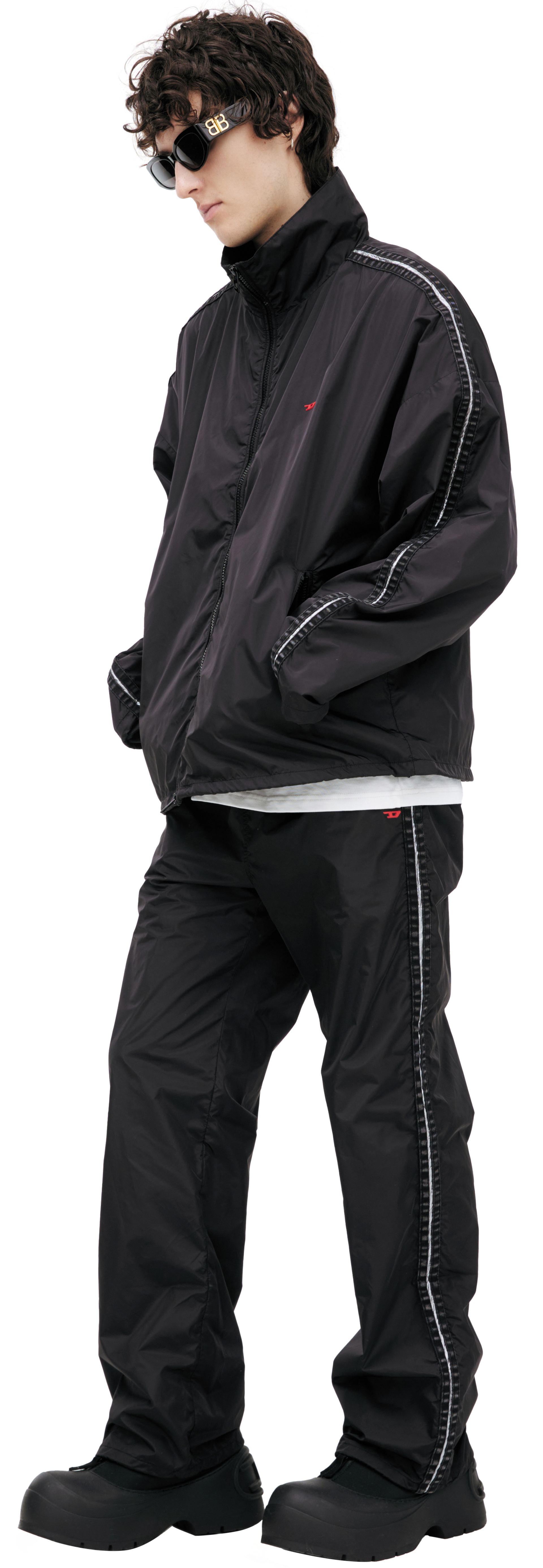 Diesel Black jacket with logo