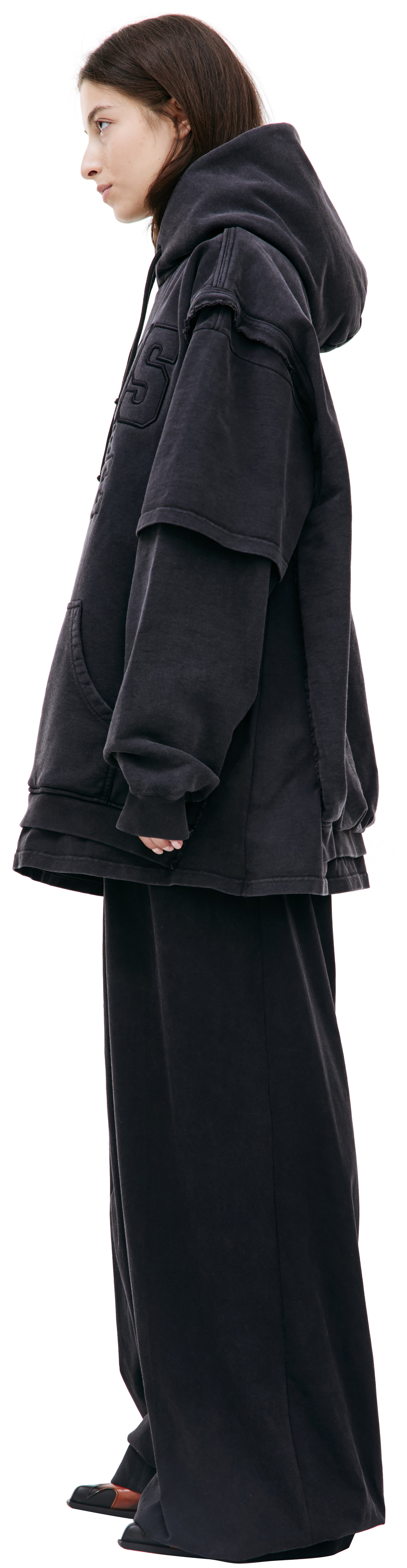 VETEMENTS \'PARIS XXXL\' layered hoodie