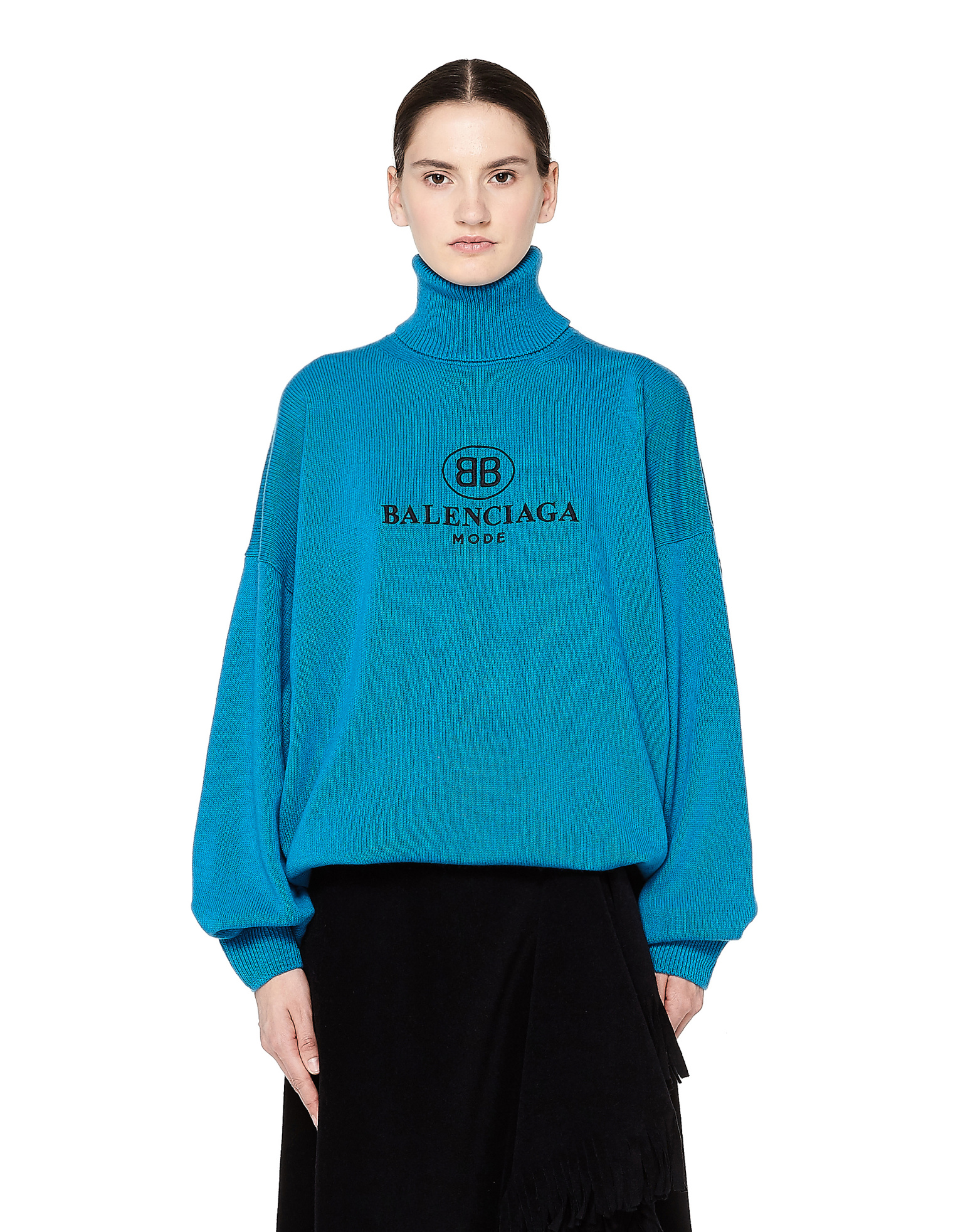 Balenciaga Свитер из кашемира и шерсти с вышивкой