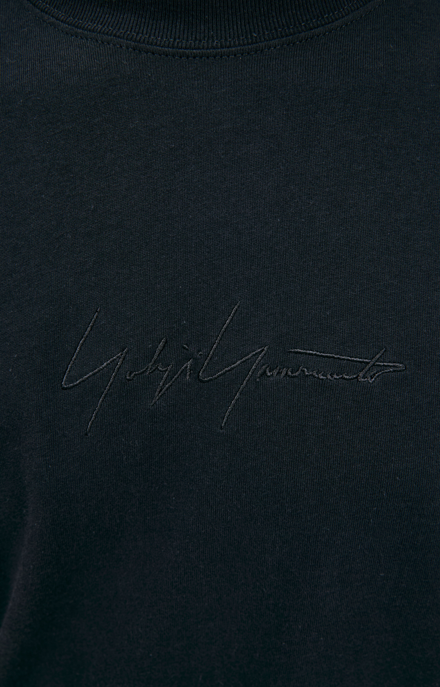 Yohji Yamamoto Black Printed Longsleeve