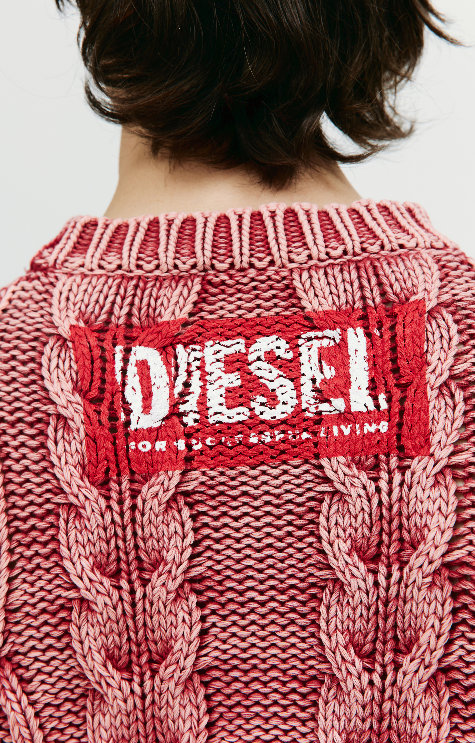 Diesel Вязаный свитер \'K-ELSIUS\' с логотипом