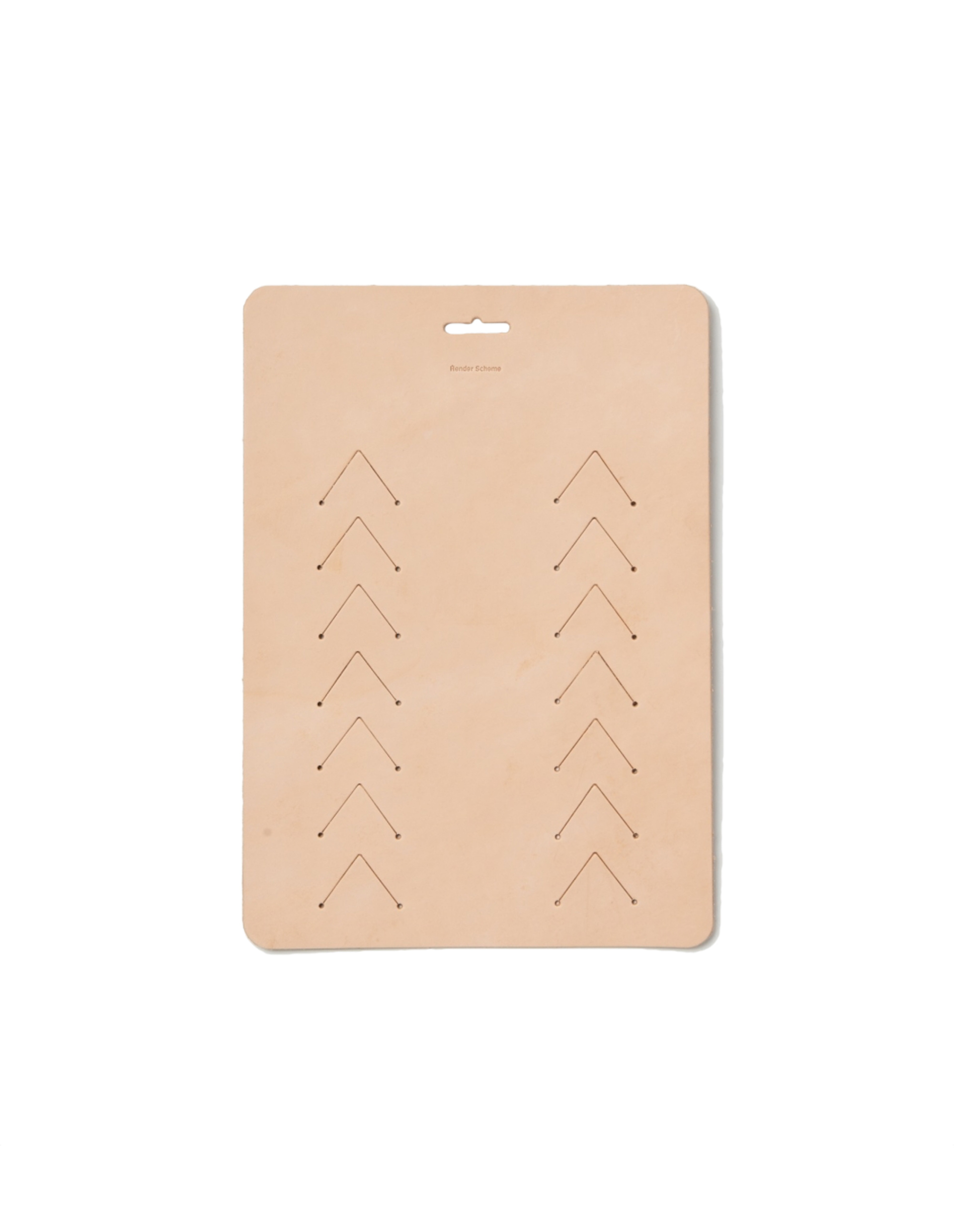 Hender Scheme Natural Leather Wall Card Clip