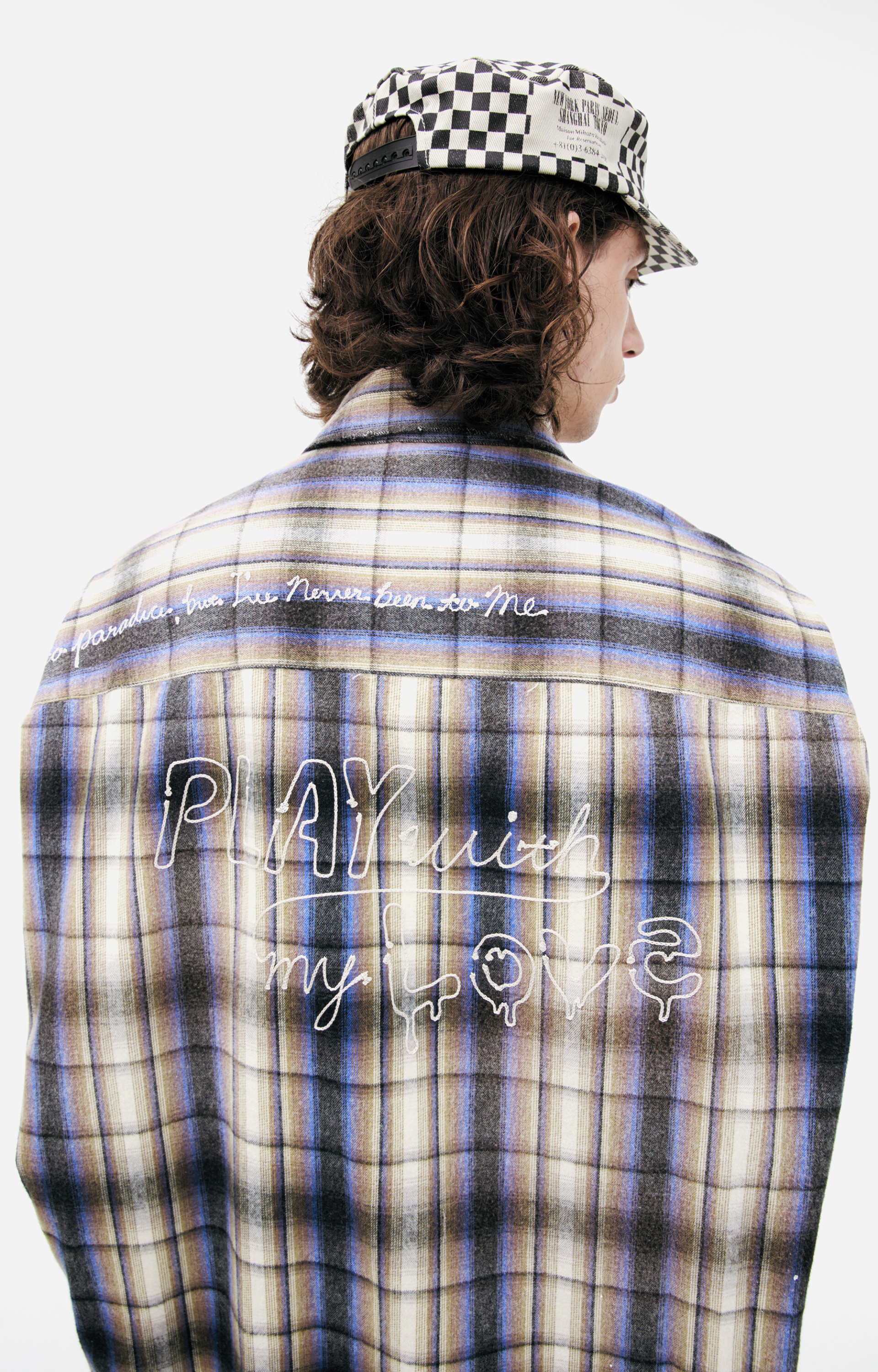Maison Mihara Yasuhiro Cotton plaid shirt