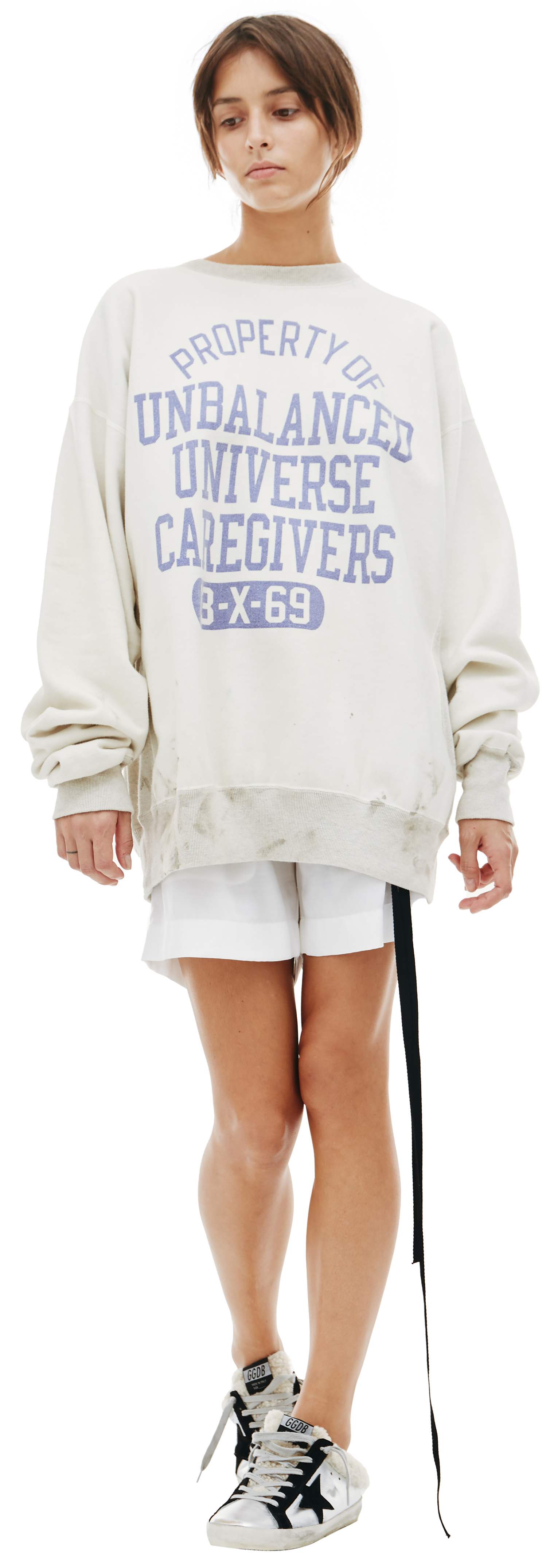Saint Michael Printed oversize sweatshirt