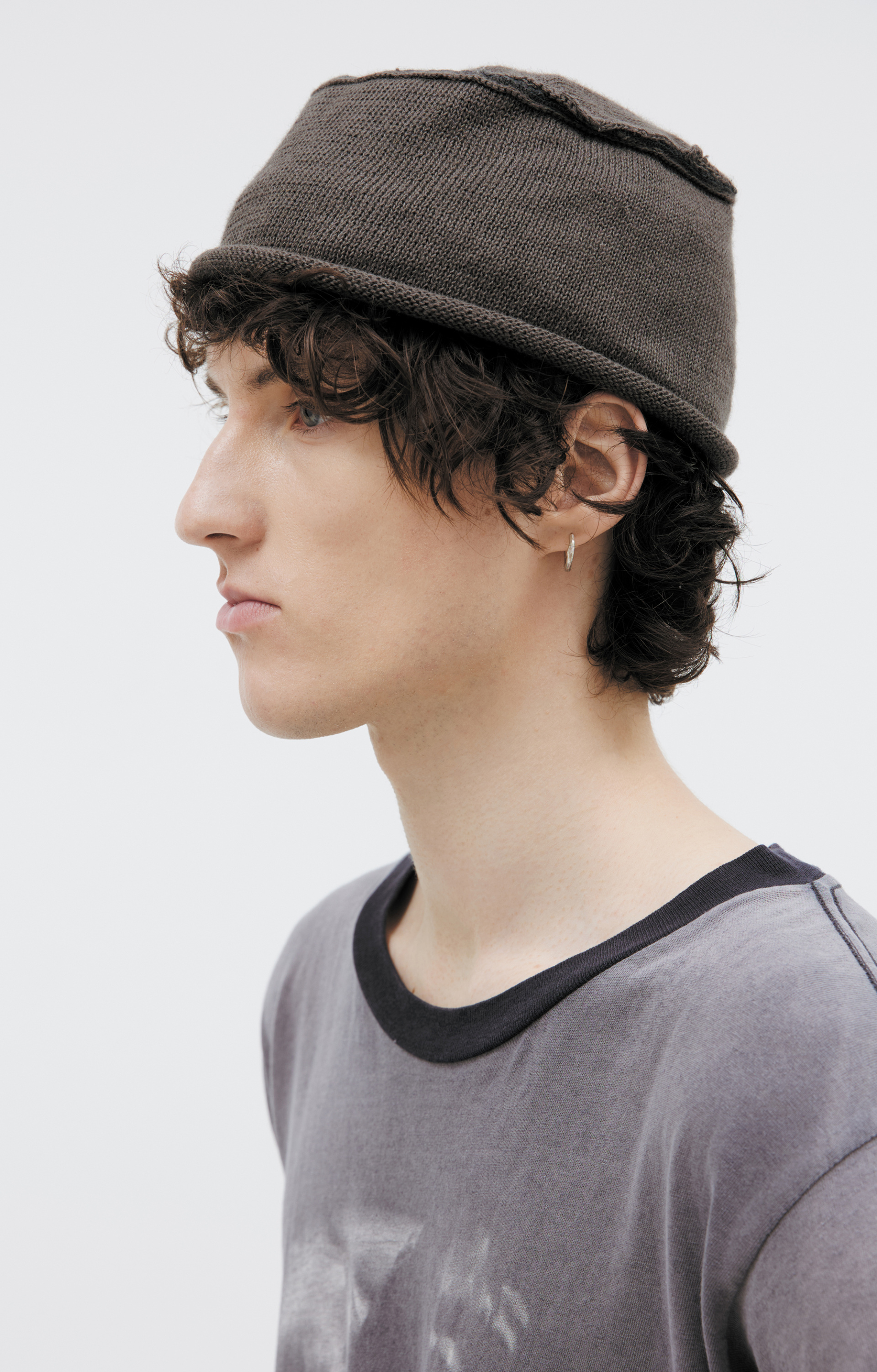 The Viridi-Anne Linen knit beanie