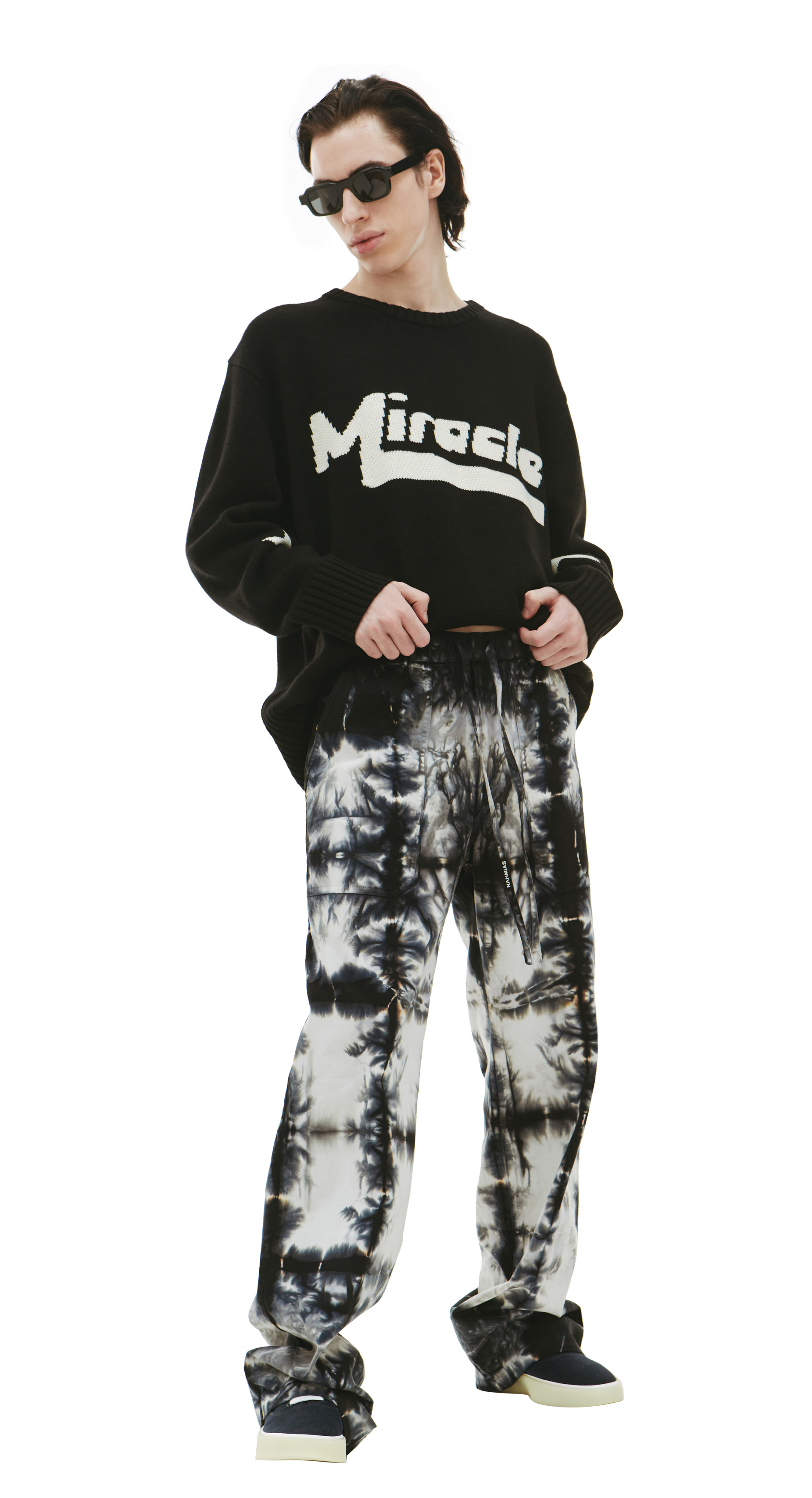 Nahmias Tye dye baggy trousers