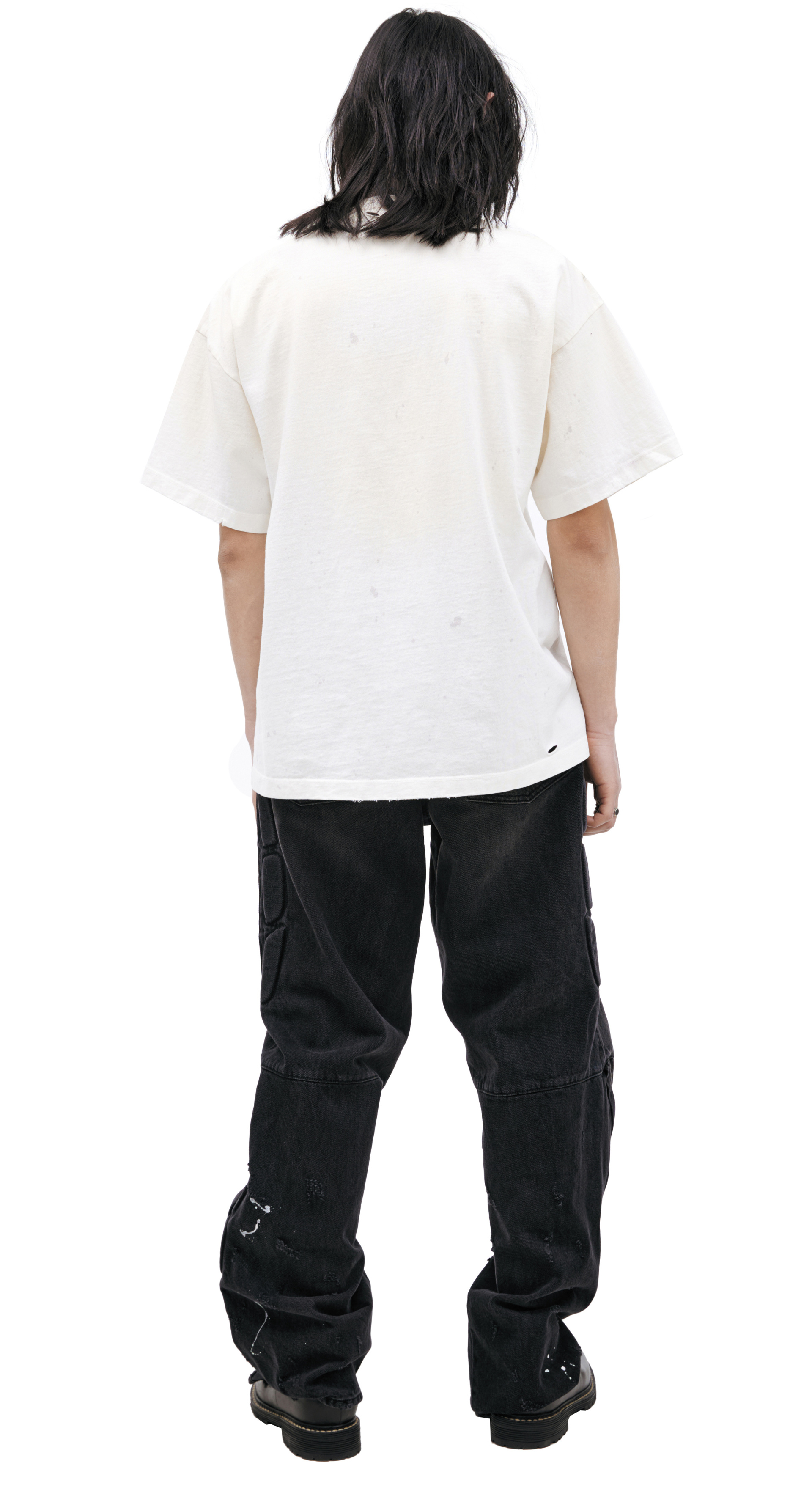 Satoshi Nakamoto White print T-shirt