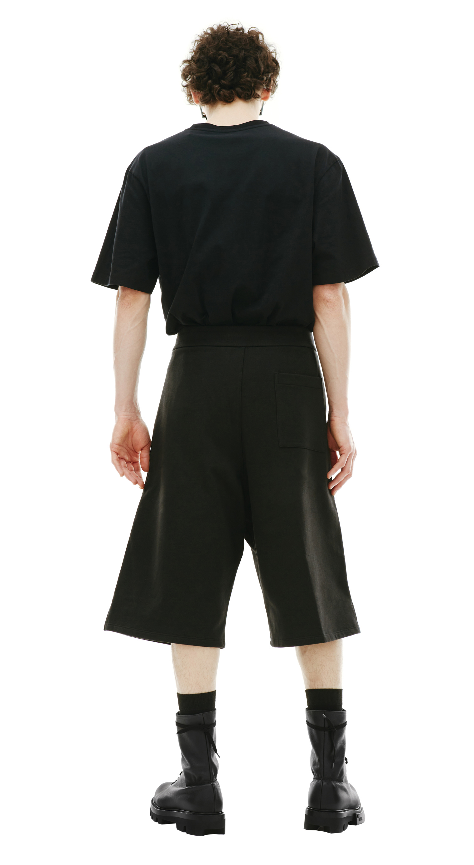 OAMC Black Patched Shorts