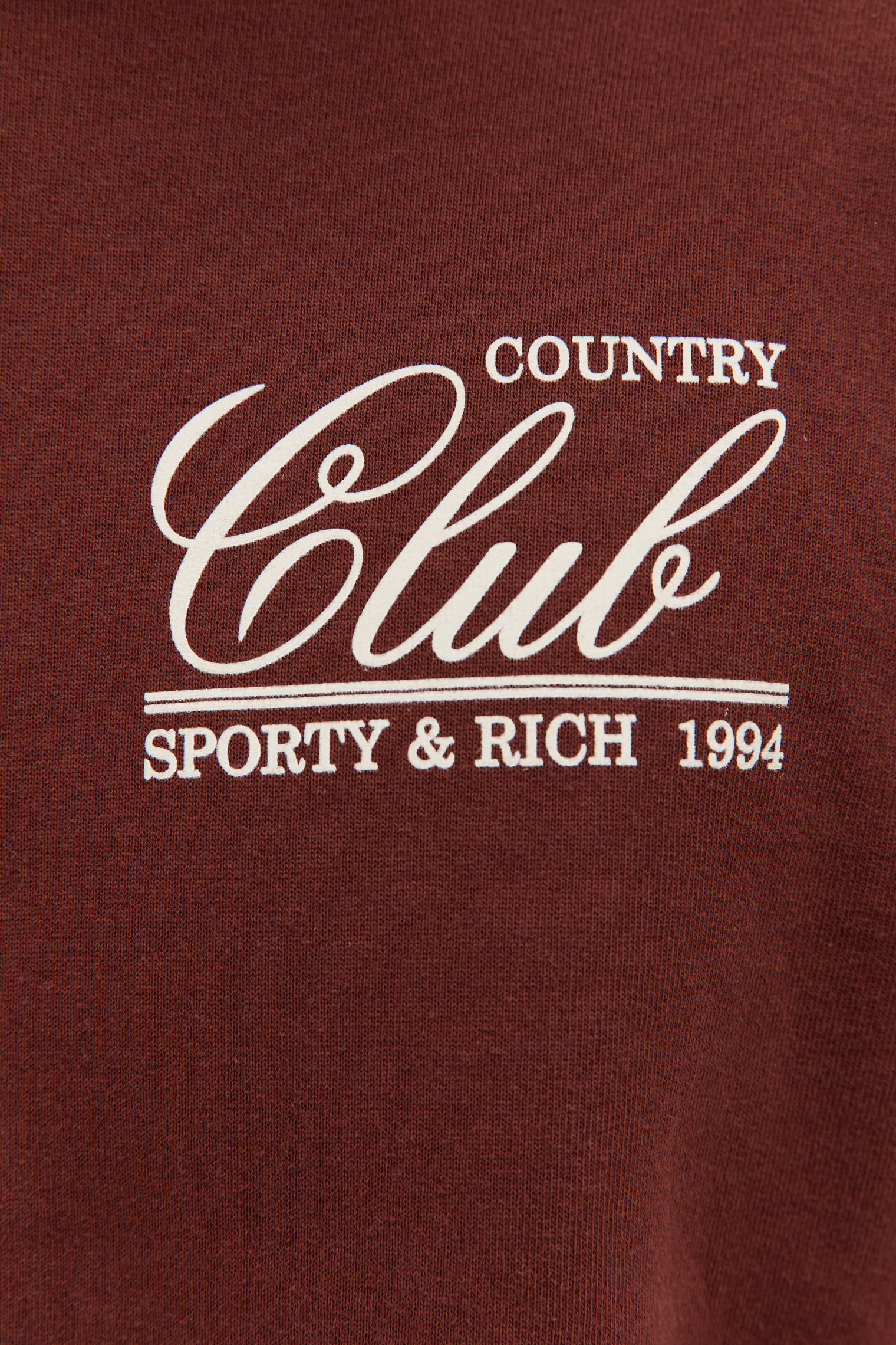 SPORTY & RICH \'Country Club\' printed hoodie