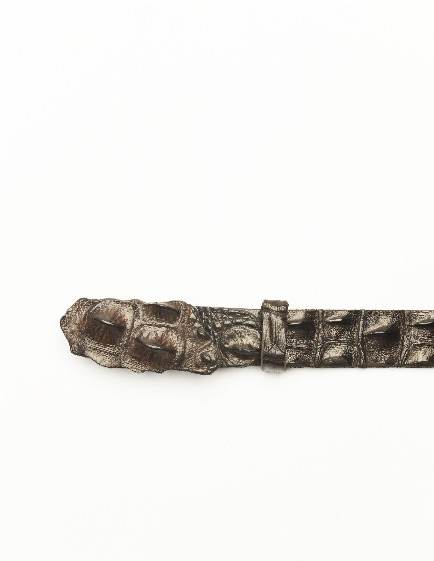 Scunzani Ivo Crocodile leather belt