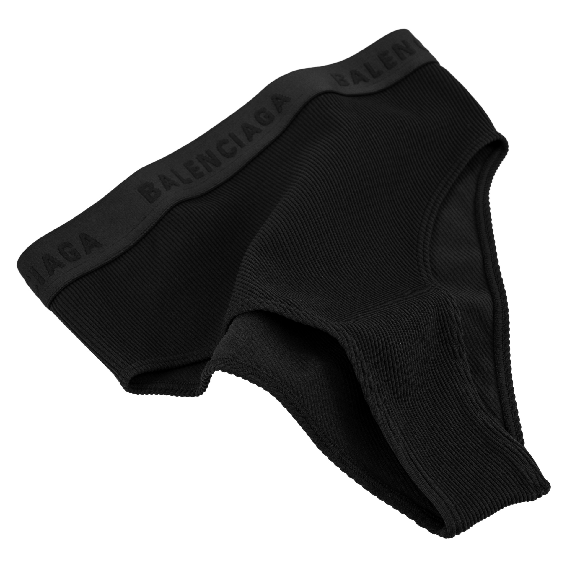 Balenciaga Ribbed Briefs with logo