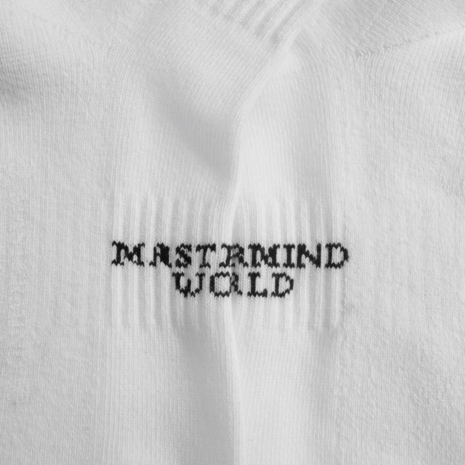 Mastermind WORLD White logo socks