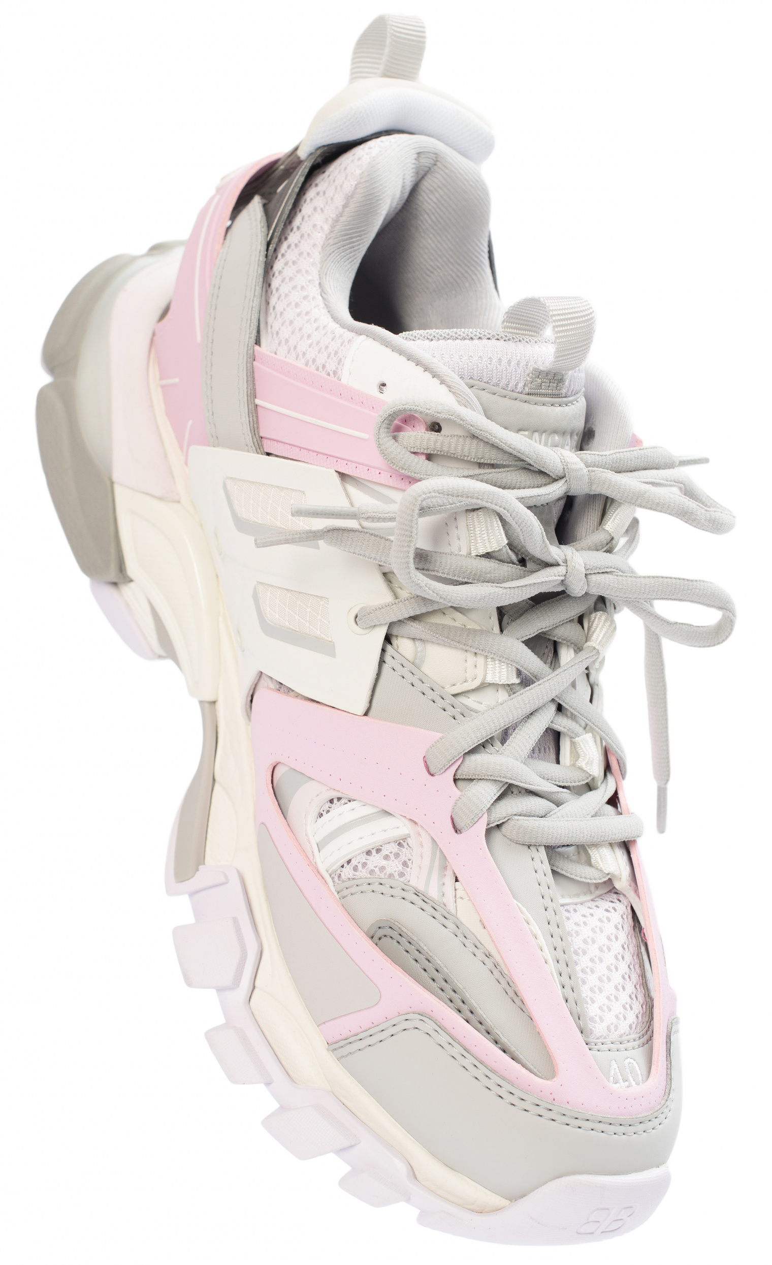 Balenciaga Розовые кроссовки track с подсветкой