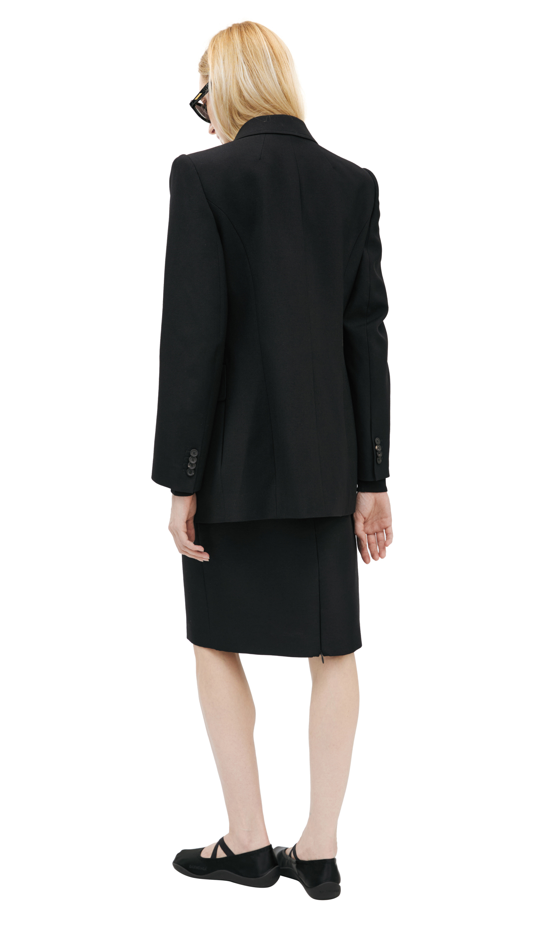 Balenciaga Single-breasted wool jacket