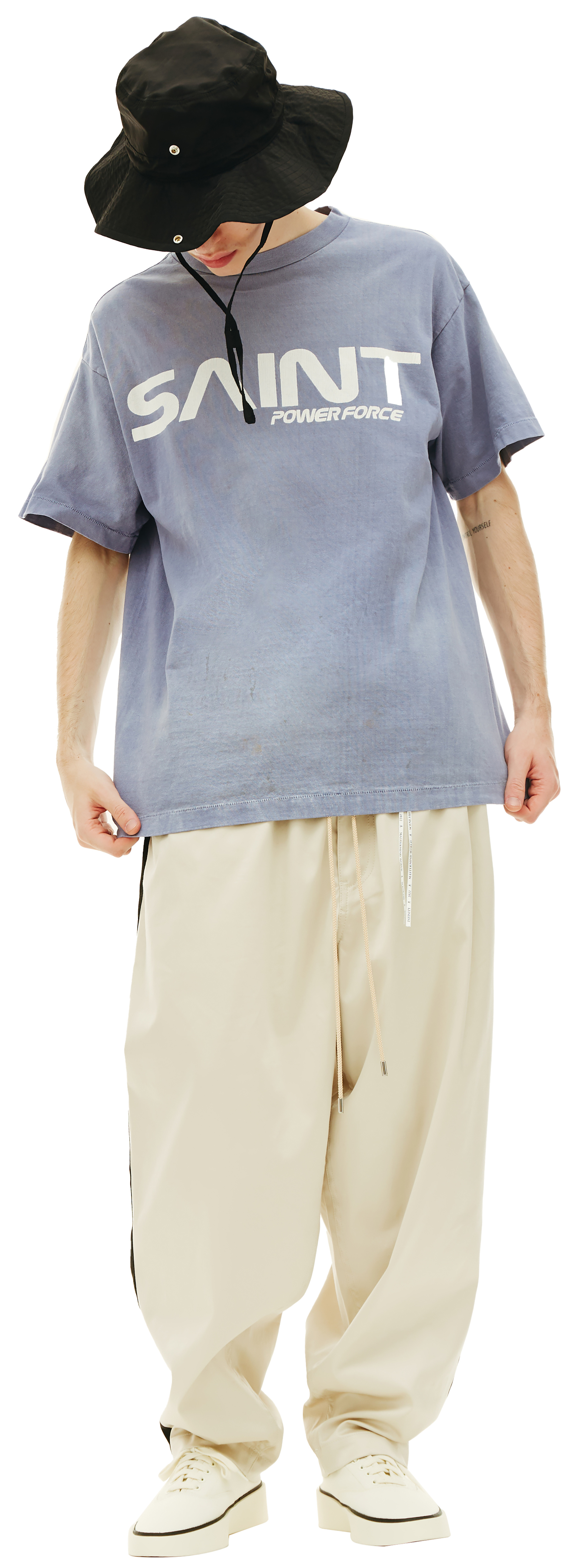 Saint Michael Saint power printed t-shirt