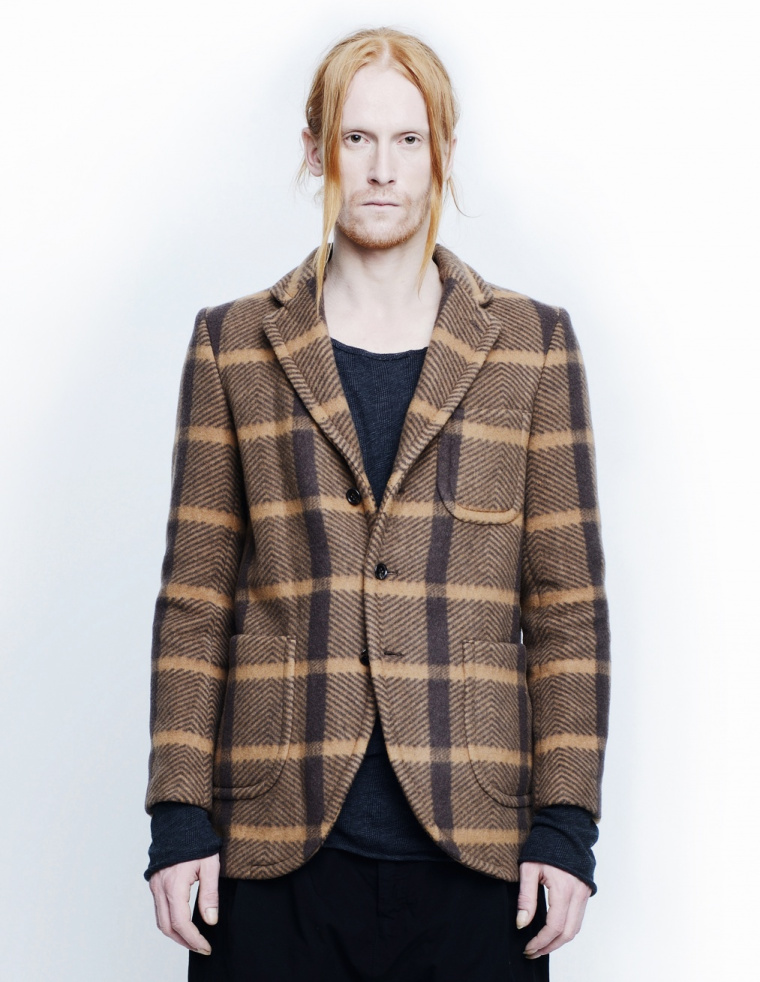 Comme des Garcons Homme plus Куртка в клетку