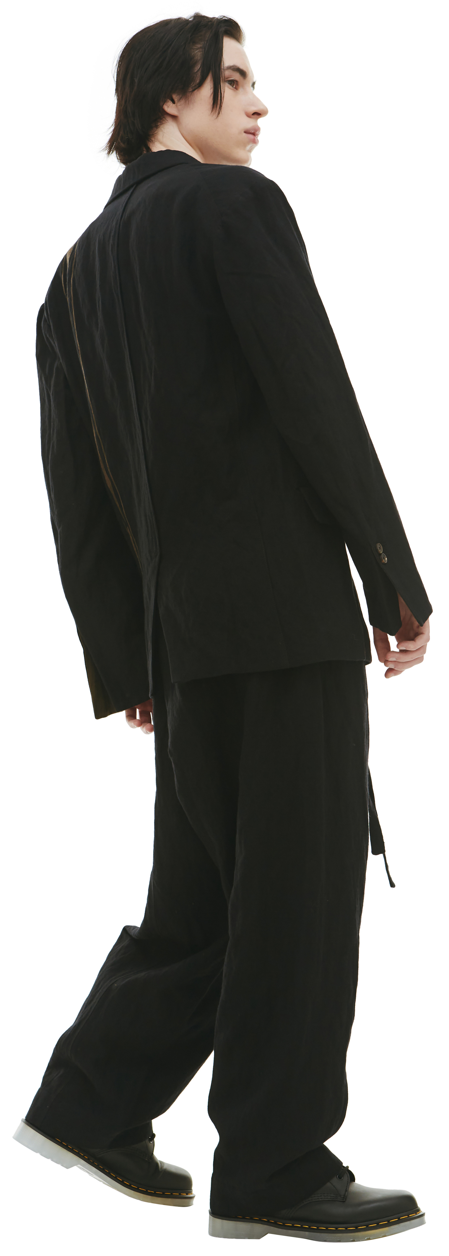 Ziggy Chen Back stripe Blazer