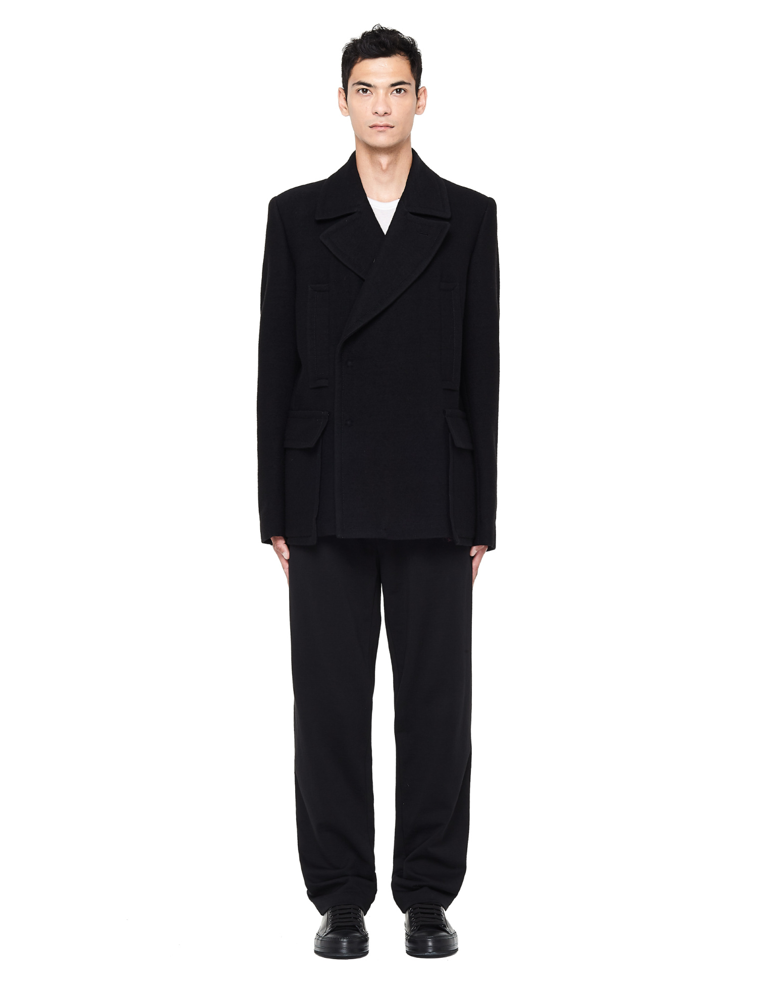 James Perse Black Cotton Sweatpants