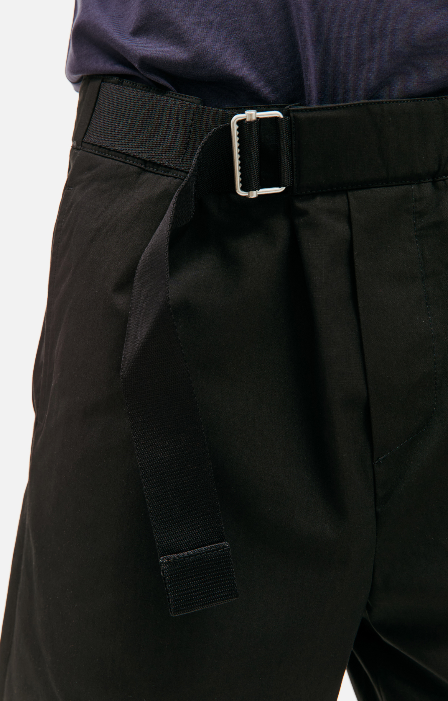 OAMC Black cotton shorts