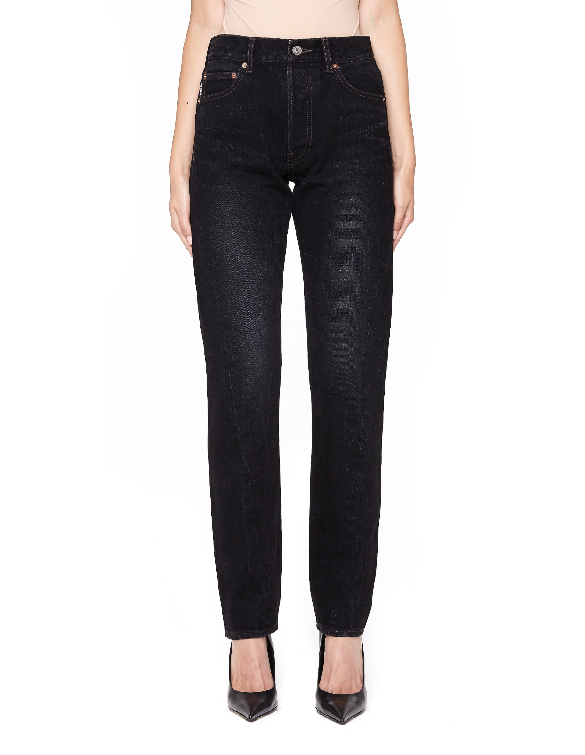 Balenciaga Black Twisted Leg Jeans