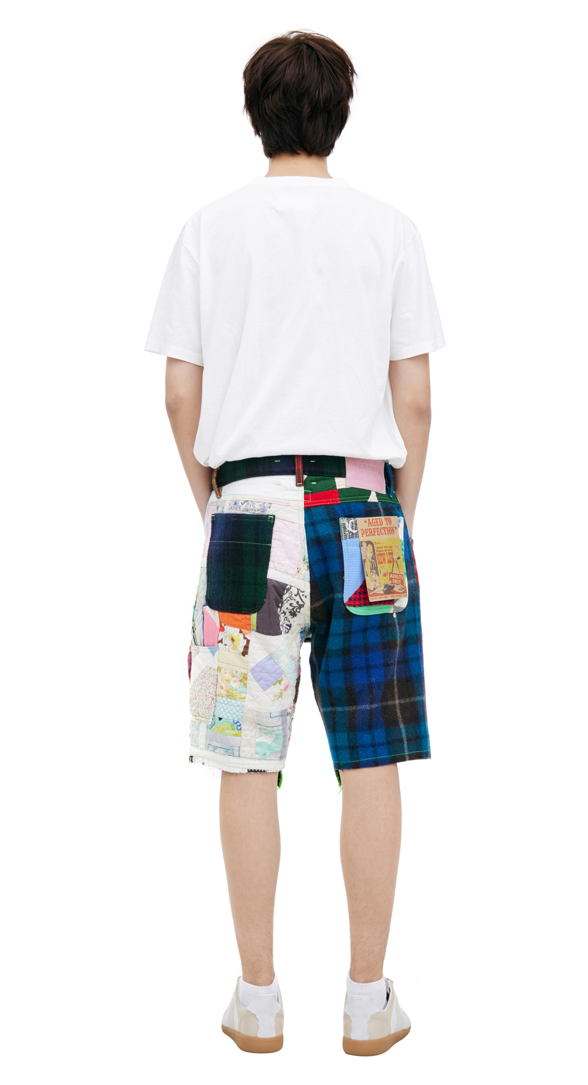 BETTER WITH AGE Combination cotton shorts