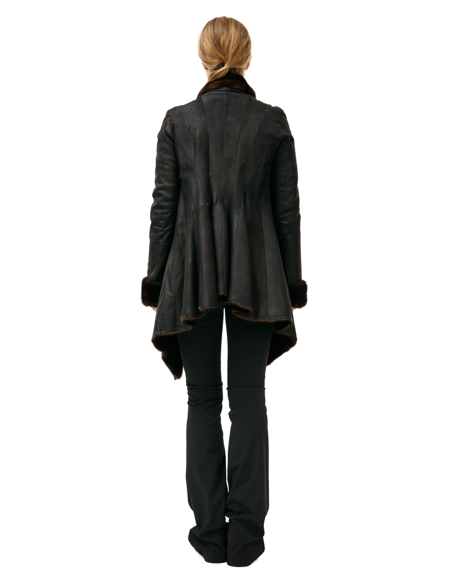 HUN Rick Owens Double-faced mink fur coat