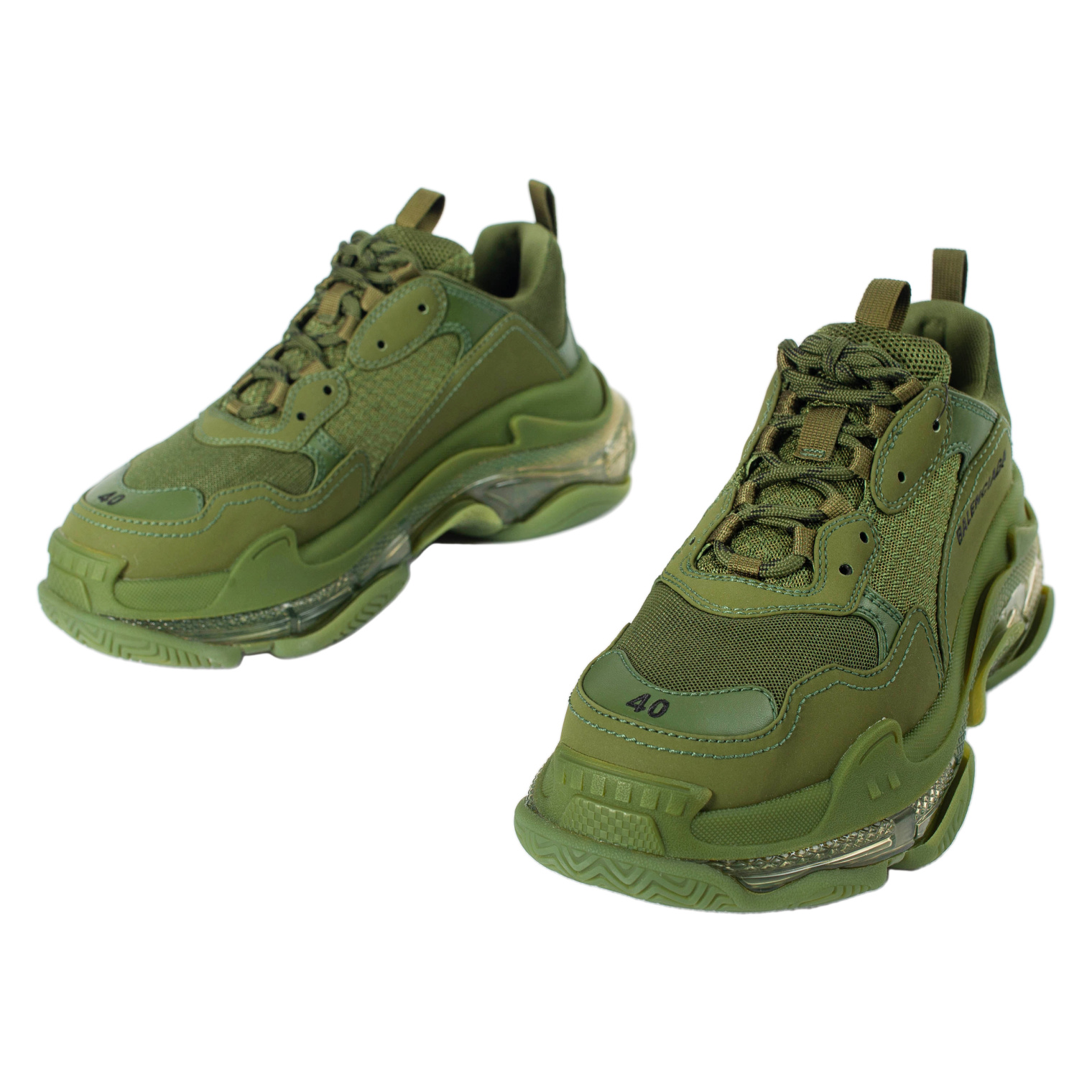 Buy Balenciaga men khaki triple s sneakers for 1 385 online on SV77 541624 W2GA1 2325