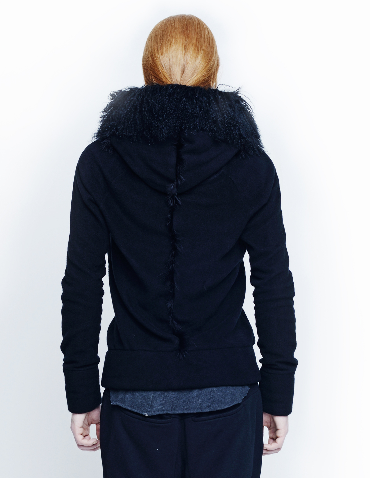 If Six Was Nine Fur trimmed hoodie