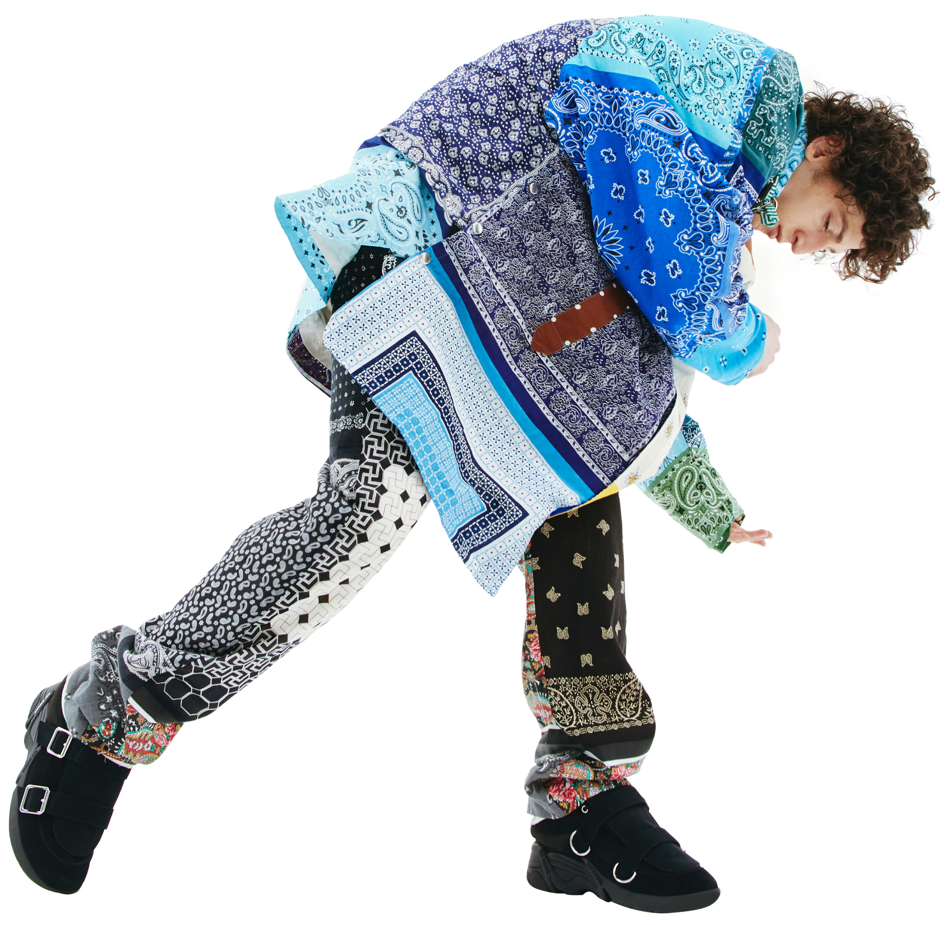 Children of the discordance Bandana patch oversized jacket