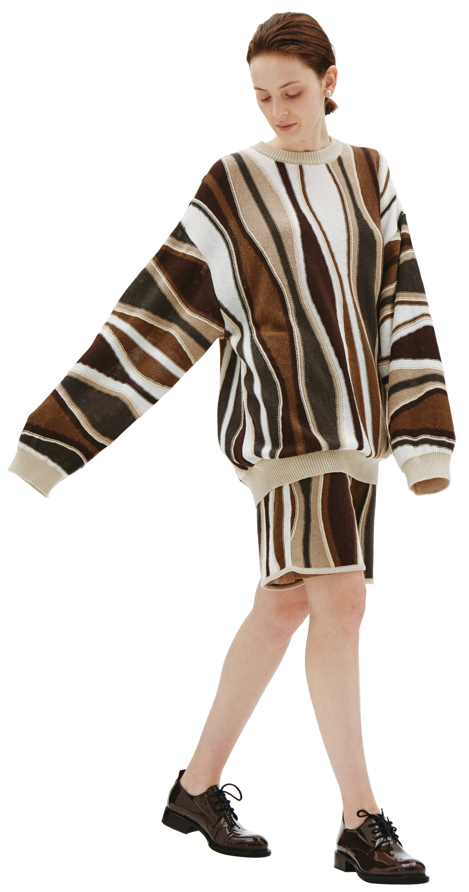 Children of the discordance Striped knitted sweater