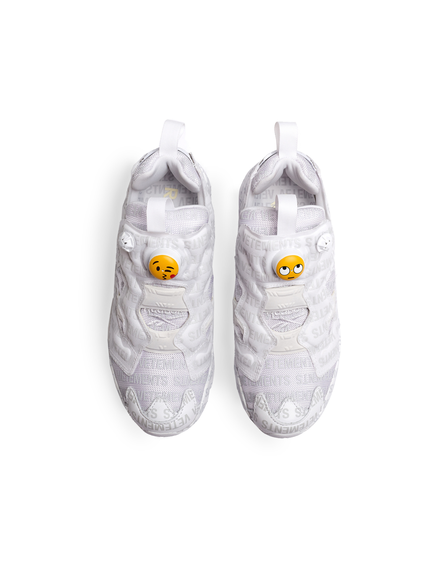 VETEMENTS Кроссовки Reebok InstaPump Fury с эмодзи