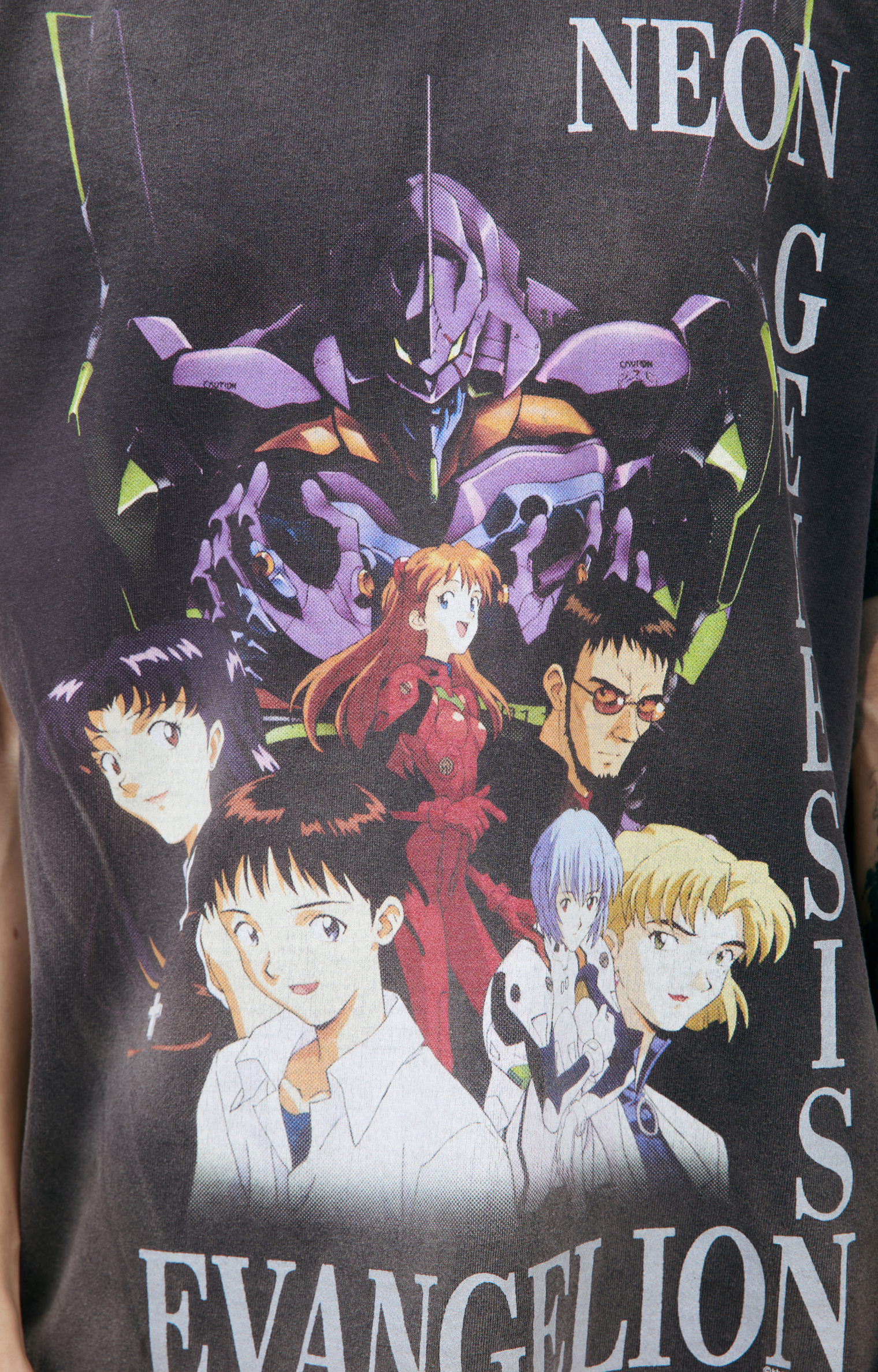 Saint Mxxxxxx \'NEON GENESIS\' printed t-shirt