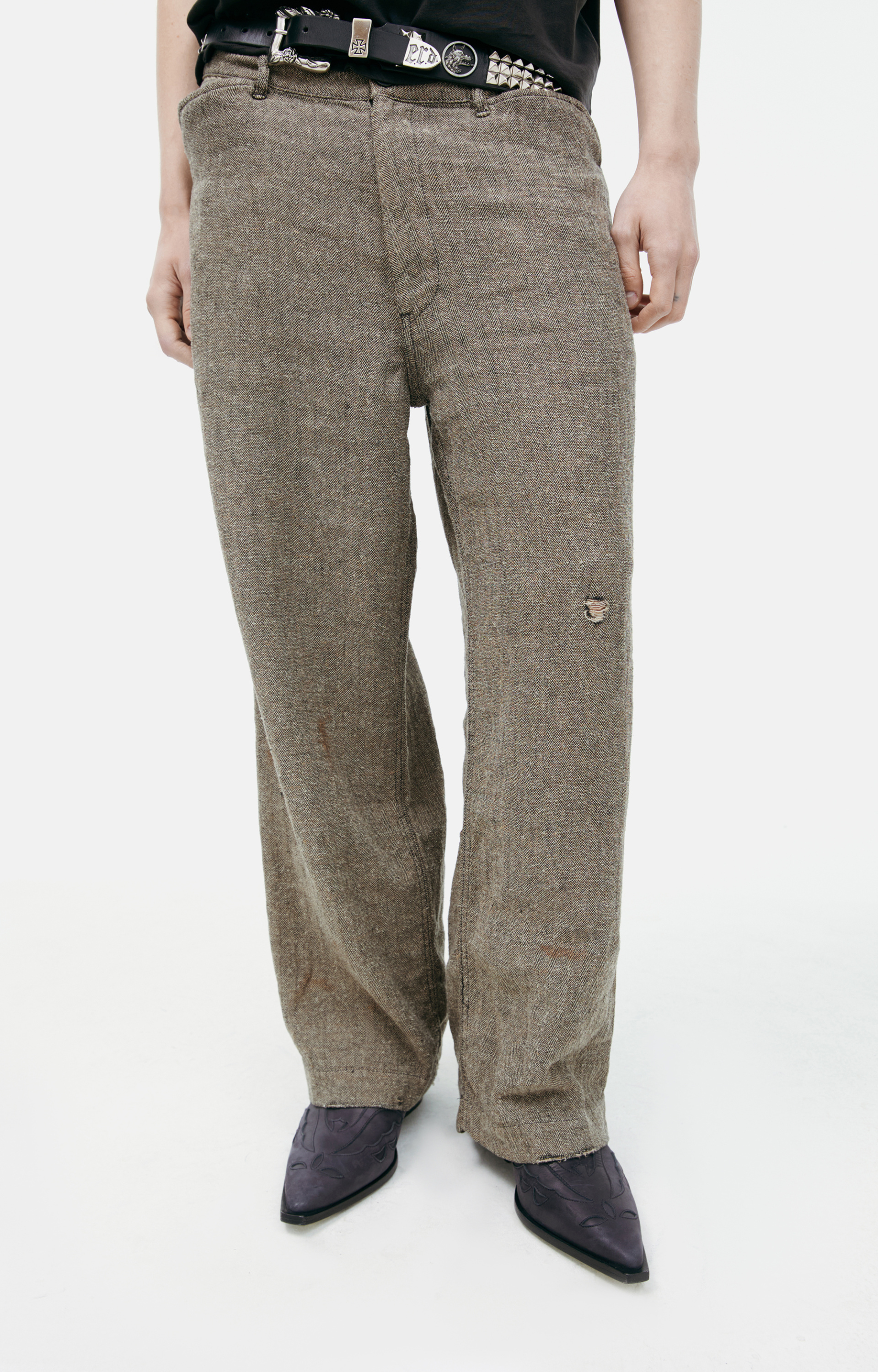 Enfants Riches Déprimés Linen & Silk Trousers
