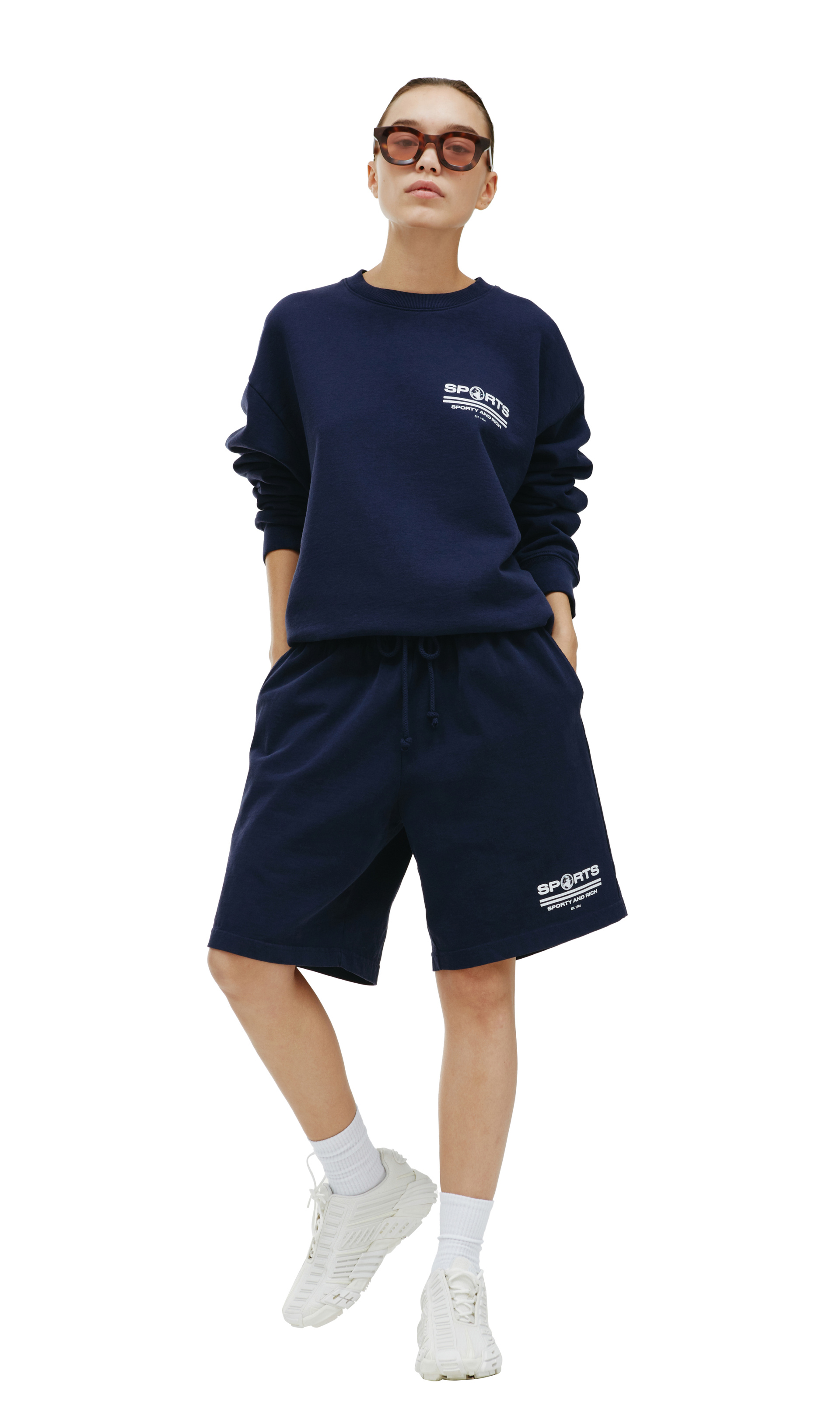 SPORTY & RICH Sports Sweatshirt