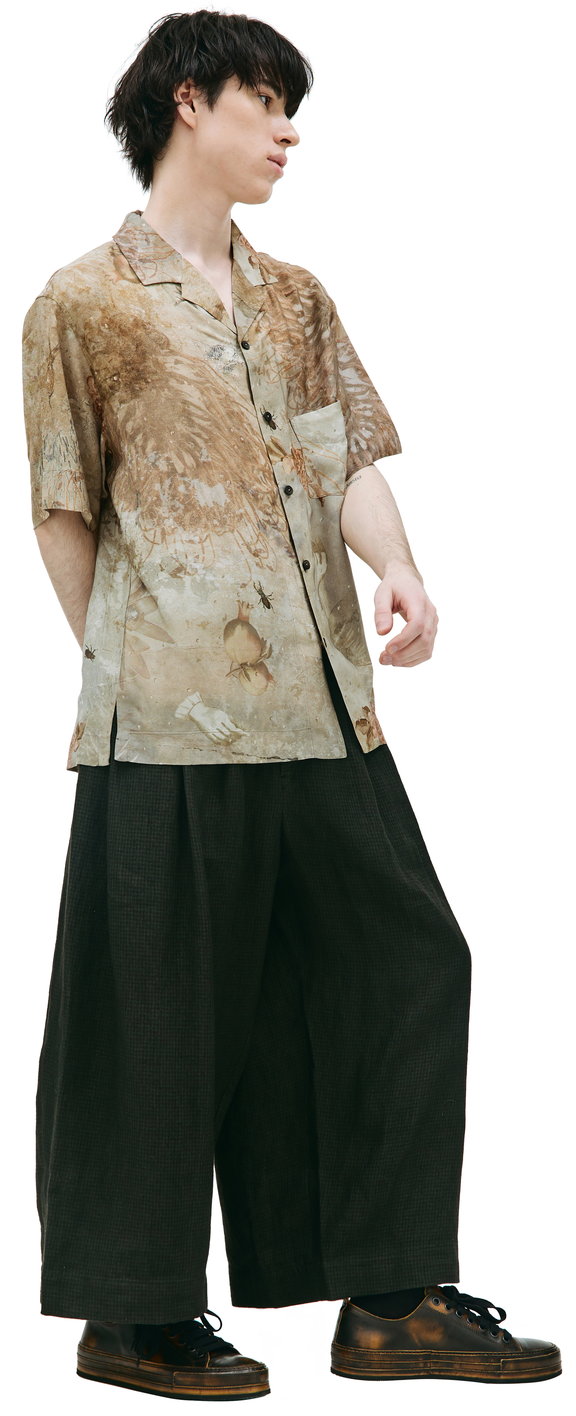 Ziggy Chen Printed short sleeve shirt