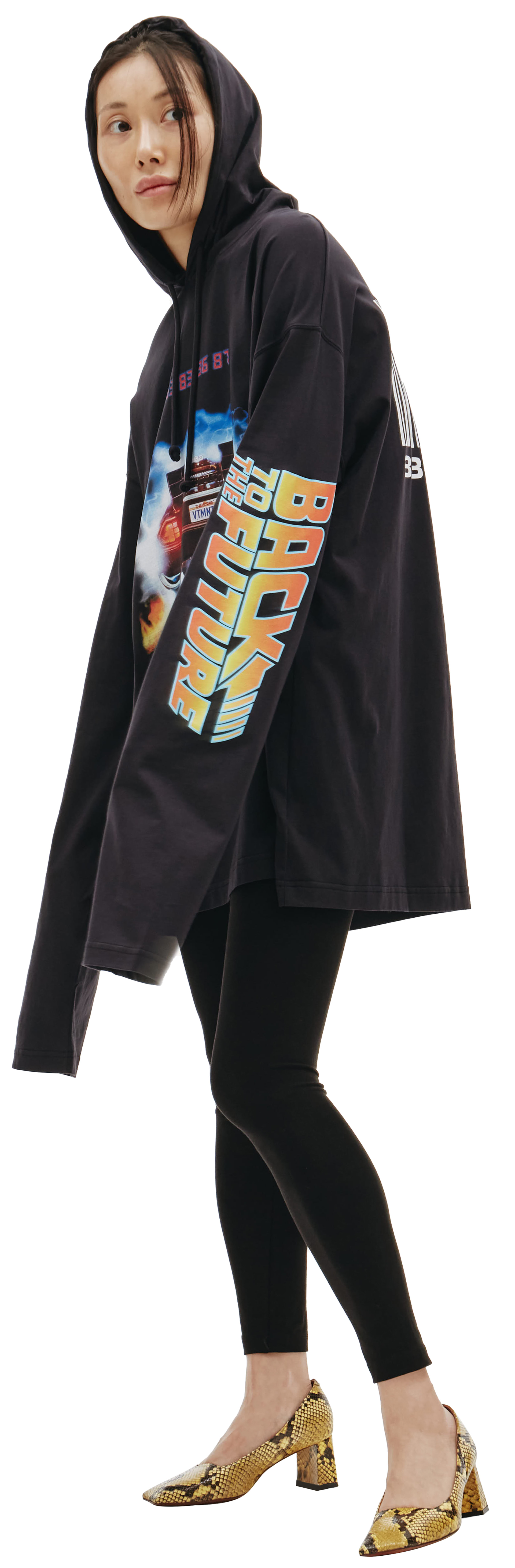 VTMNTS Back to the future printed hoodie