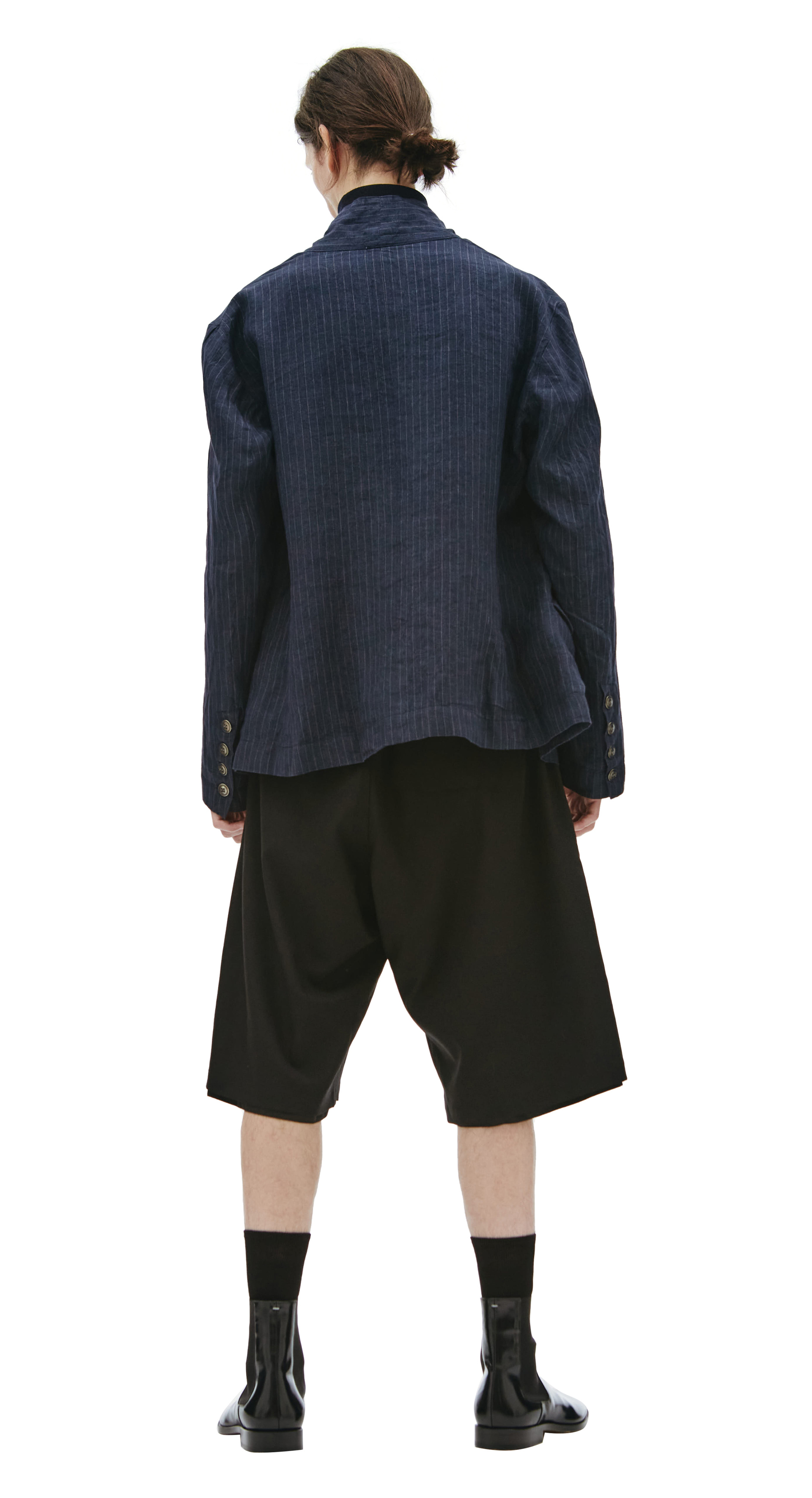 Greg Lauren Ollie Pinstripe linen jacket