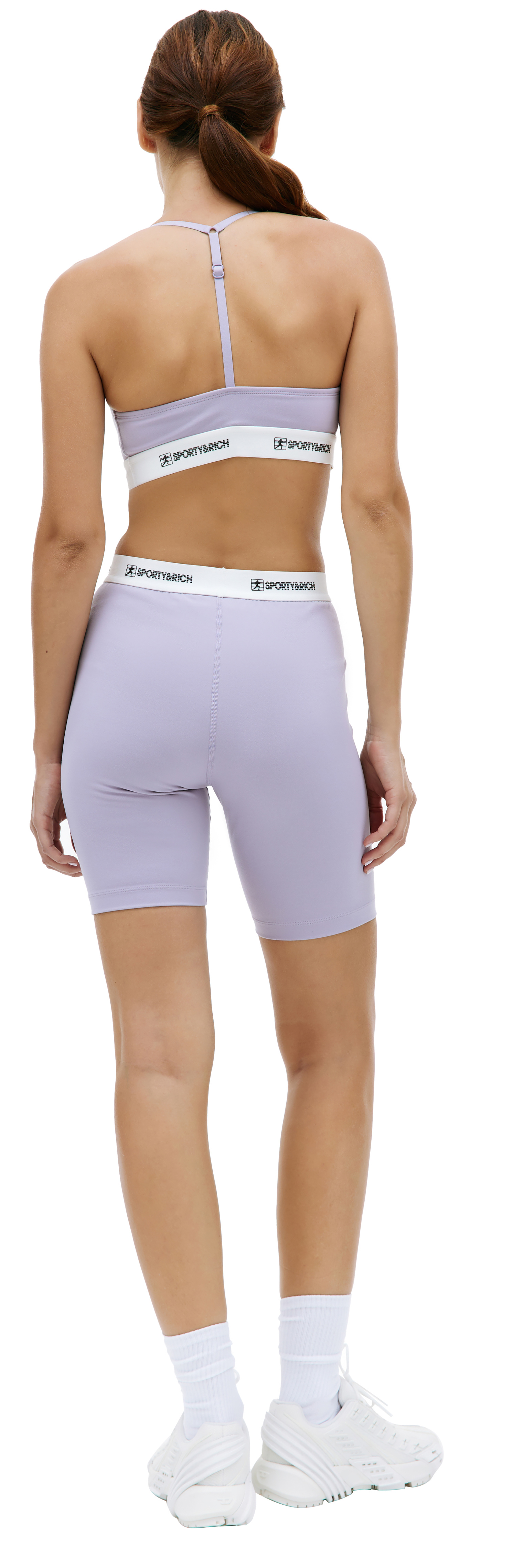 SPORTY & RICH 80s Runner Biker Shorts