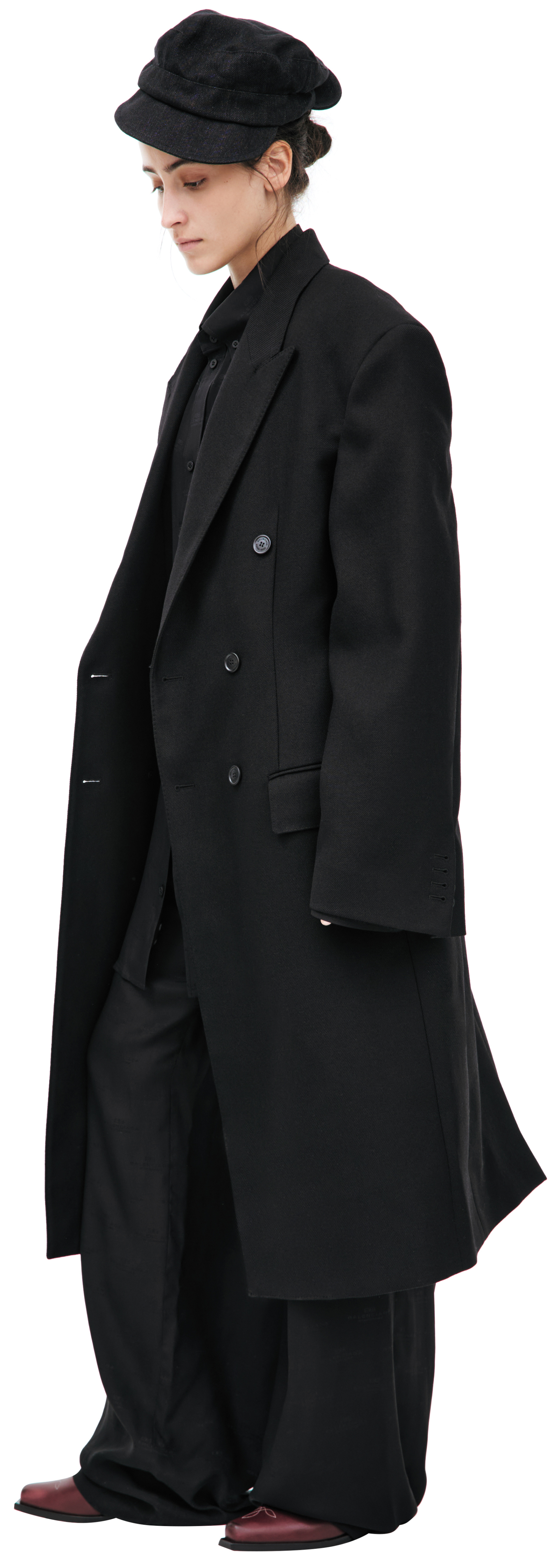 Balenciaga Black wool coat