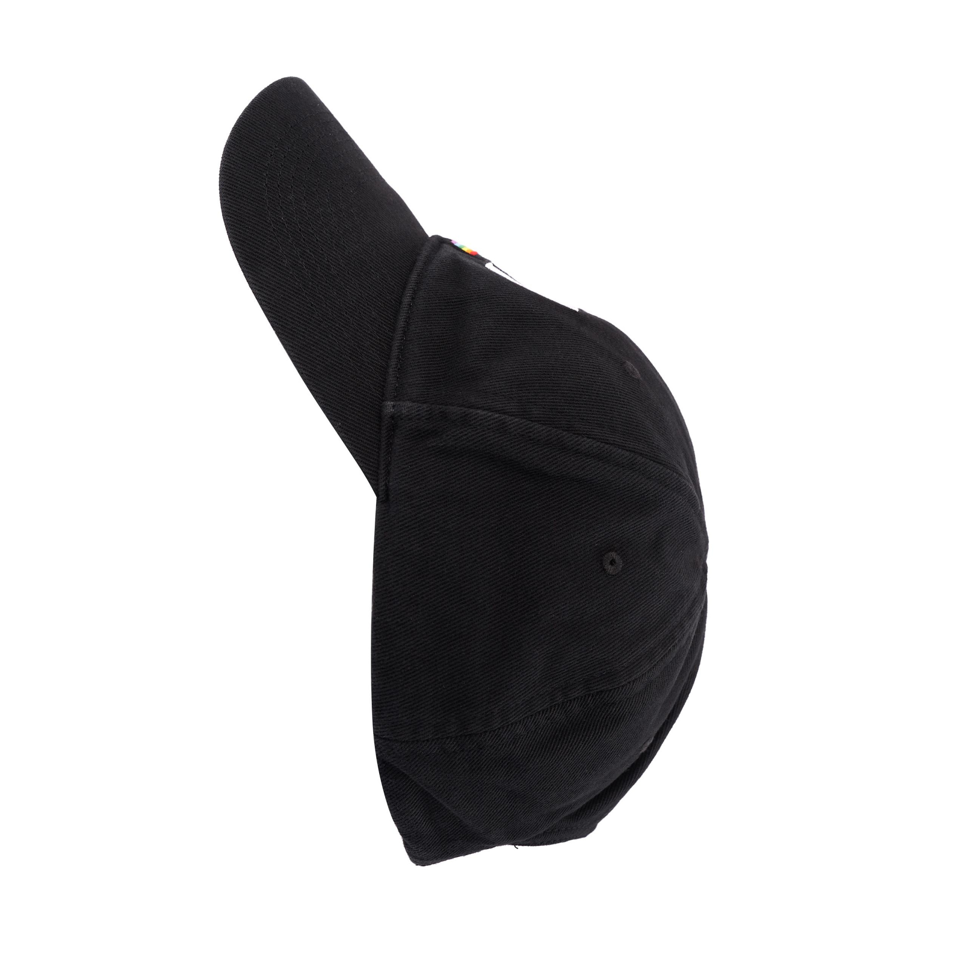 Balenciaga Black Embroidered GAY Cap
