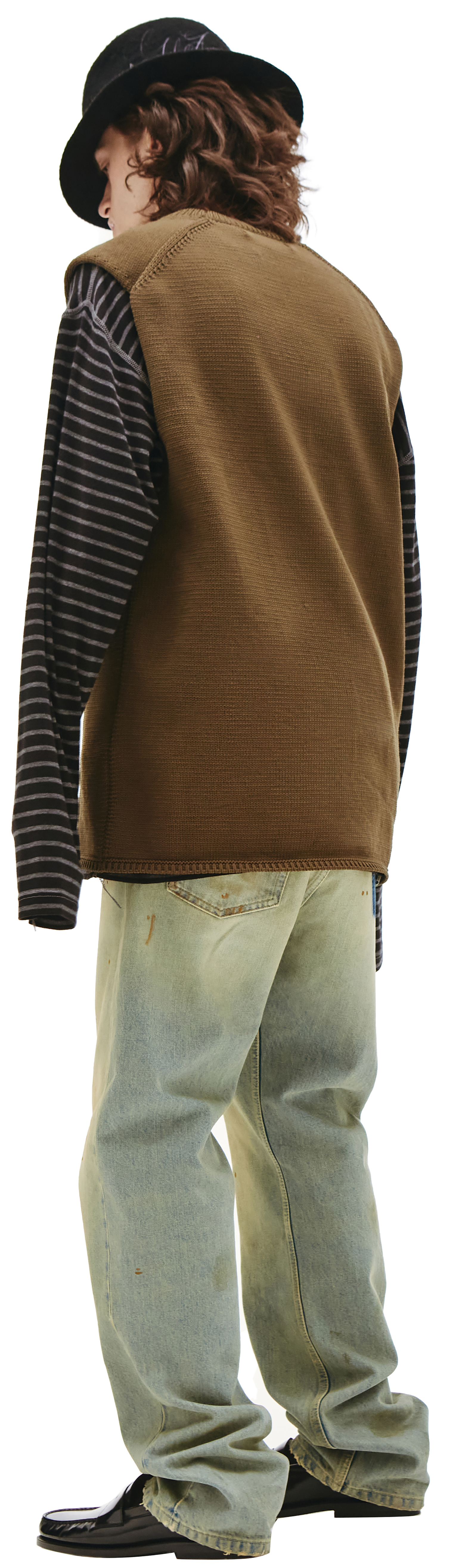 Comme des Garcons Homme plus Khaki Knit vest