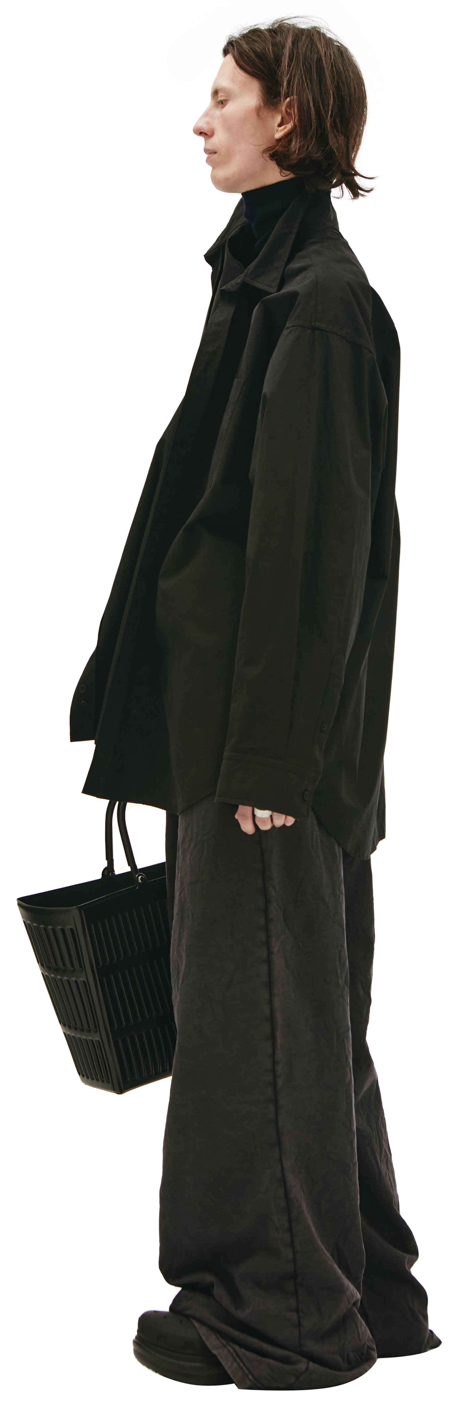 Balenciaga Snap oversize shirt