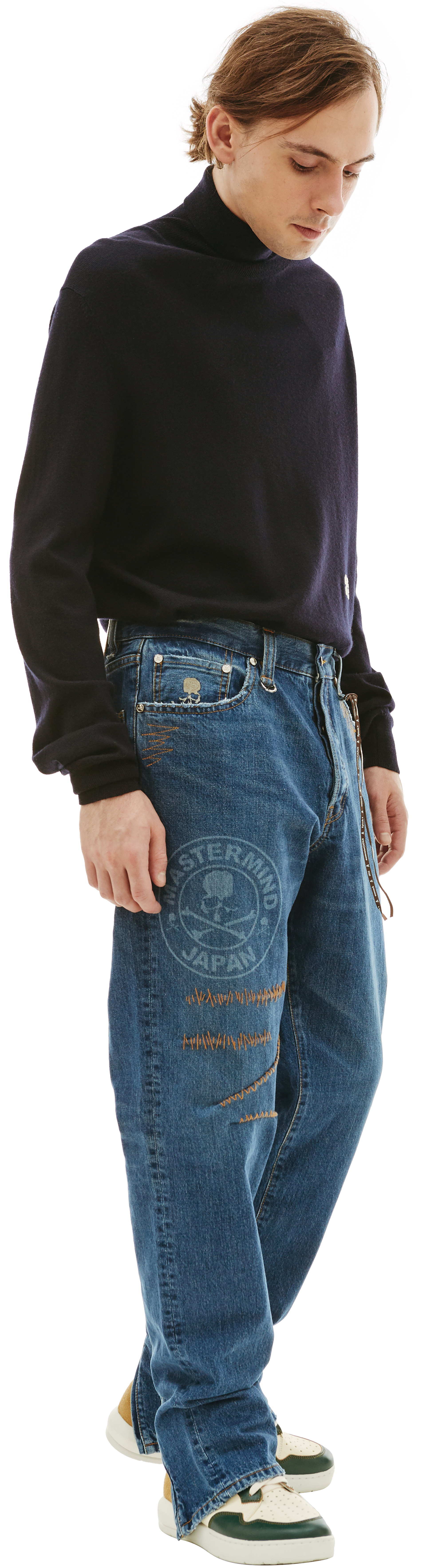 Mastermind WORLD Tapered indigo jeans