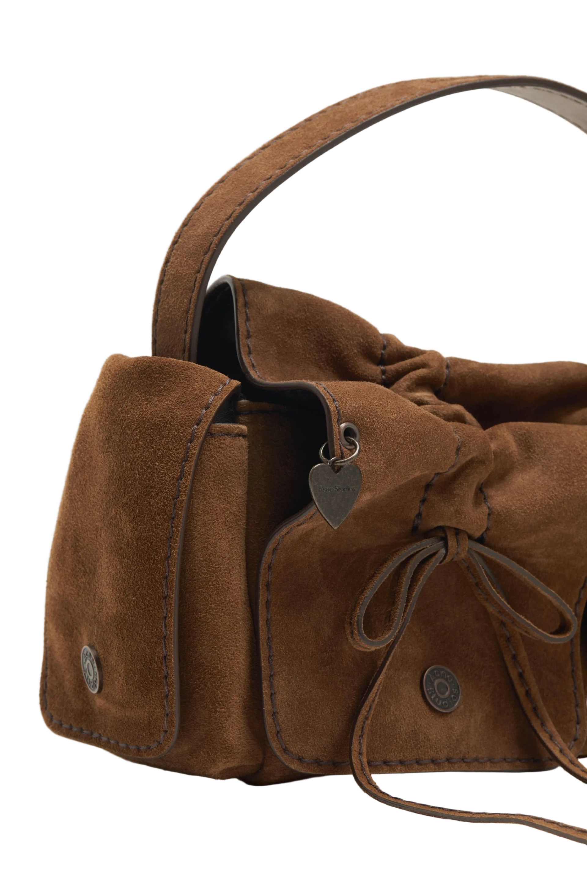 Acne Studios Multipocket Suede Shoulder Bag